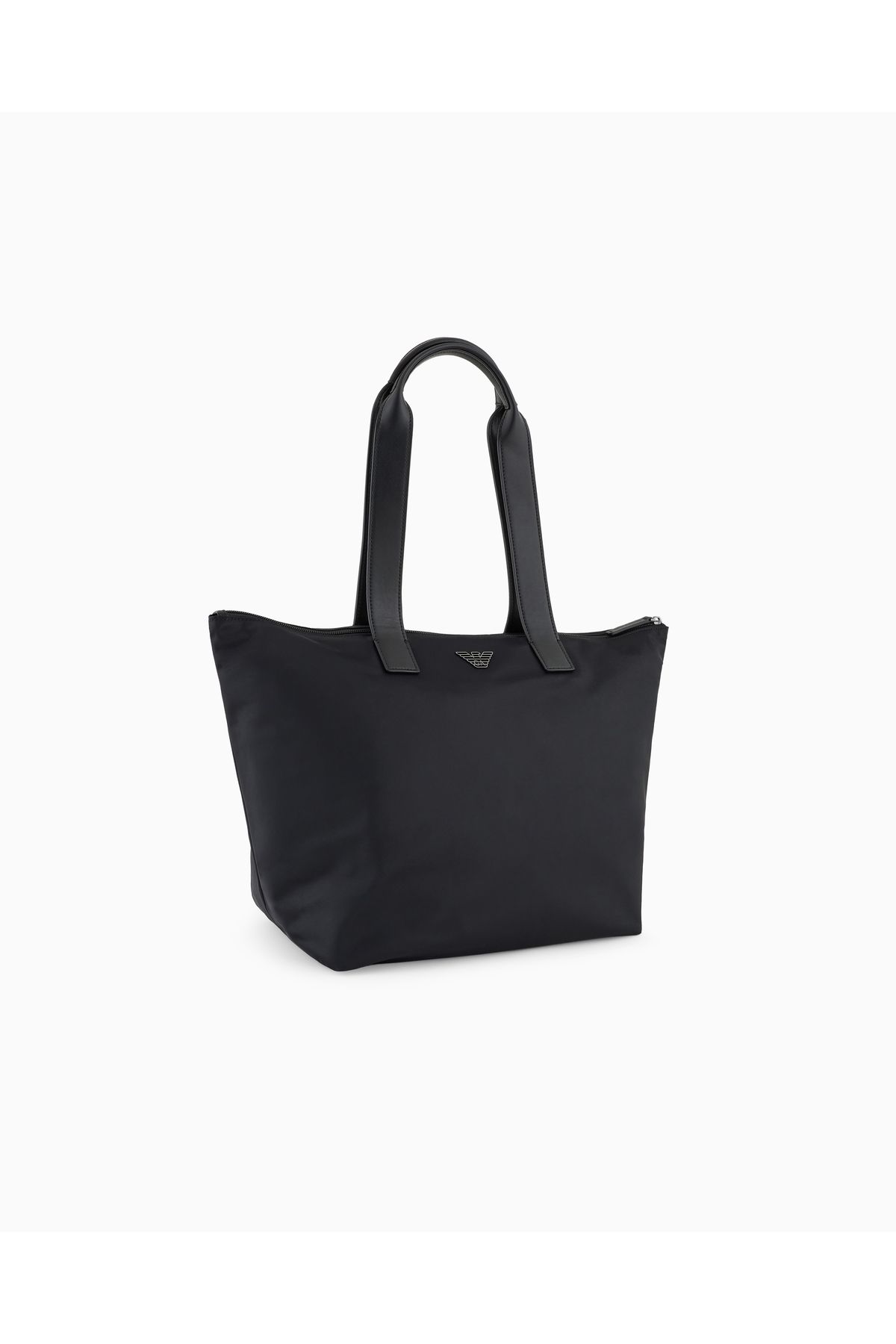 کیف شانه ای مردانه آرم EAGLE فلزی حجم داخلی بزرگ کیسه سیاه EM001797 AF13454 UC001 Emporio Armani
