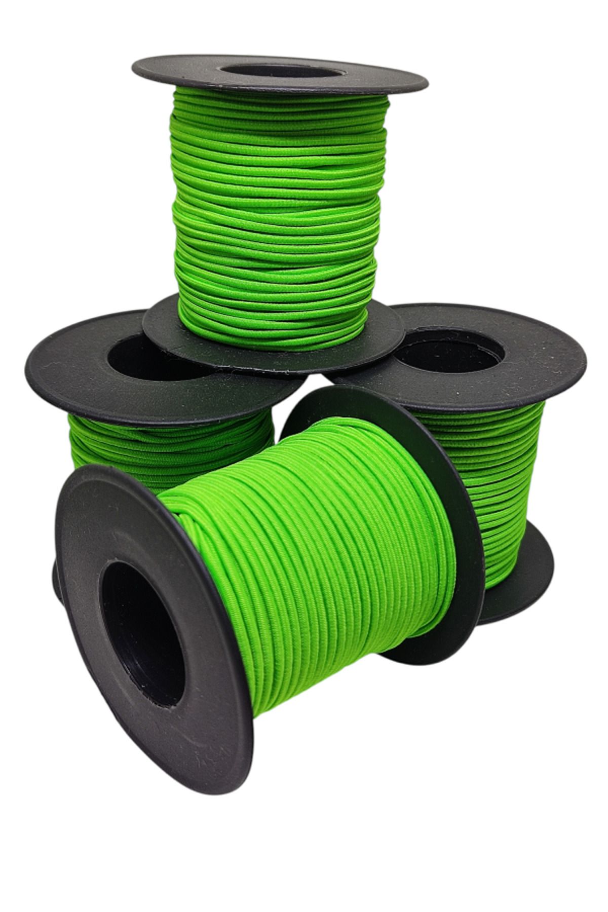 PARACORD-1.5 mm Rubber String - 4 Spools (80 Meters Total) Firebird 4