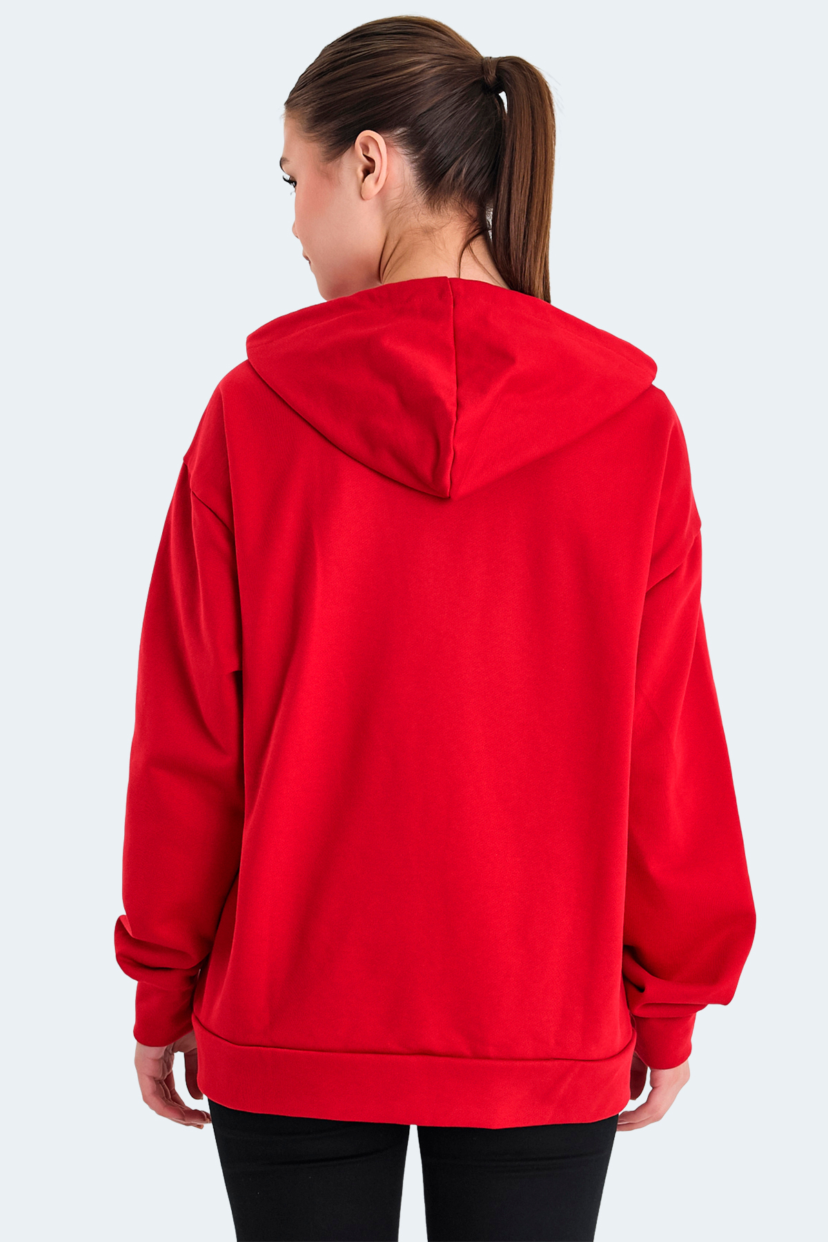 Slazenger KATHLEENA IN Kadın Kırmızı Sweatshirt görsel 2