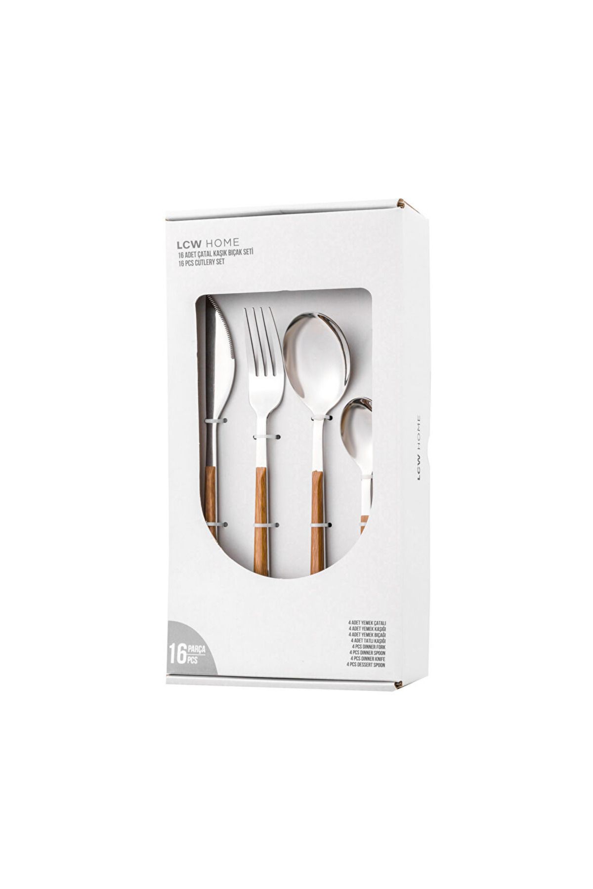 LC Waikiki-New Collection 4 Personality 16 Piece Spoon and Knife Set 4