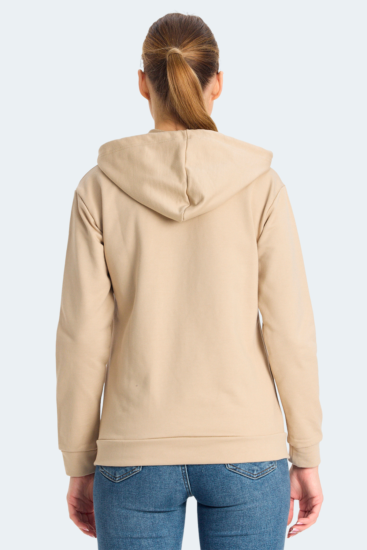 Slazenger KINET Kadın Sweatshirt Bej görsel 2