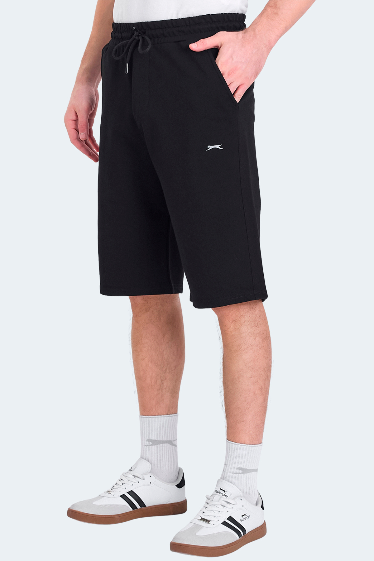 اسلازنگر شلوارک مردانه جیبی مشکی کاپری KALEV