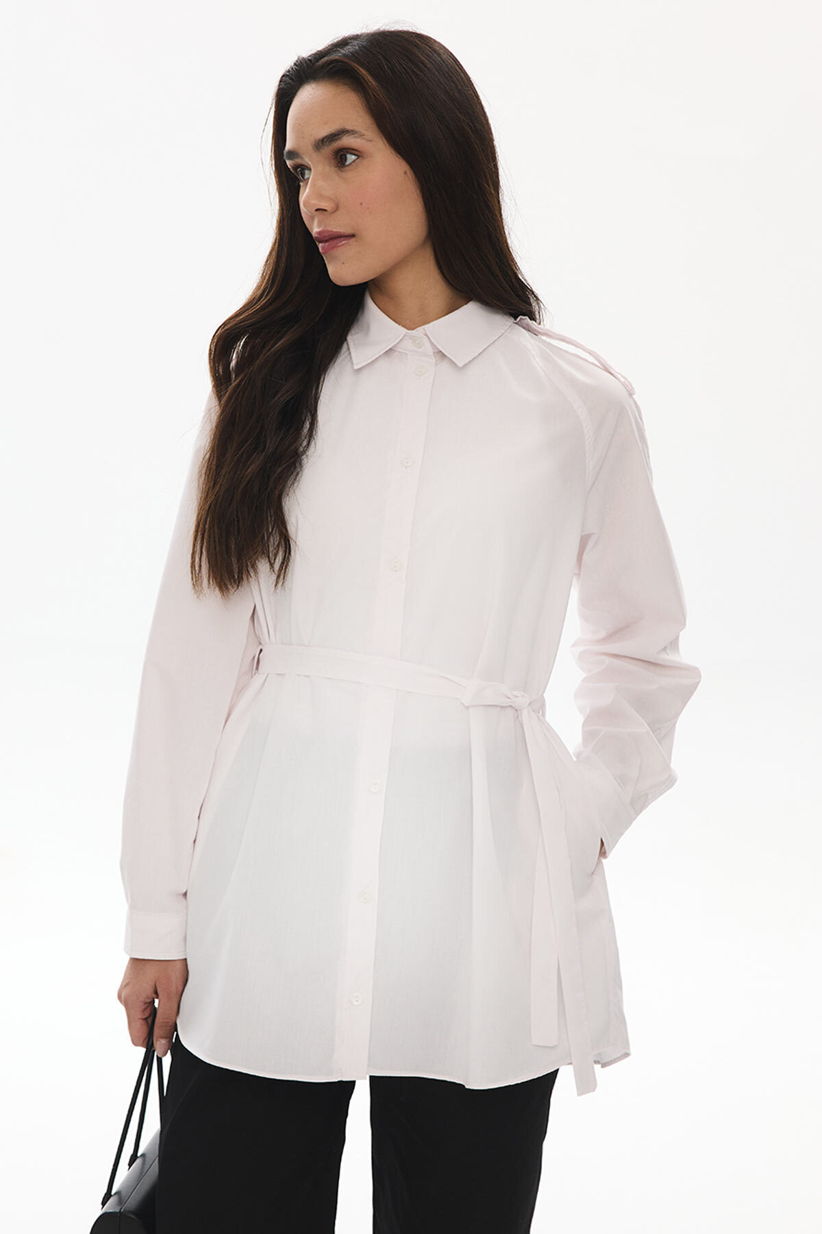 Hooopstore-Karye White Trench Shirt 3