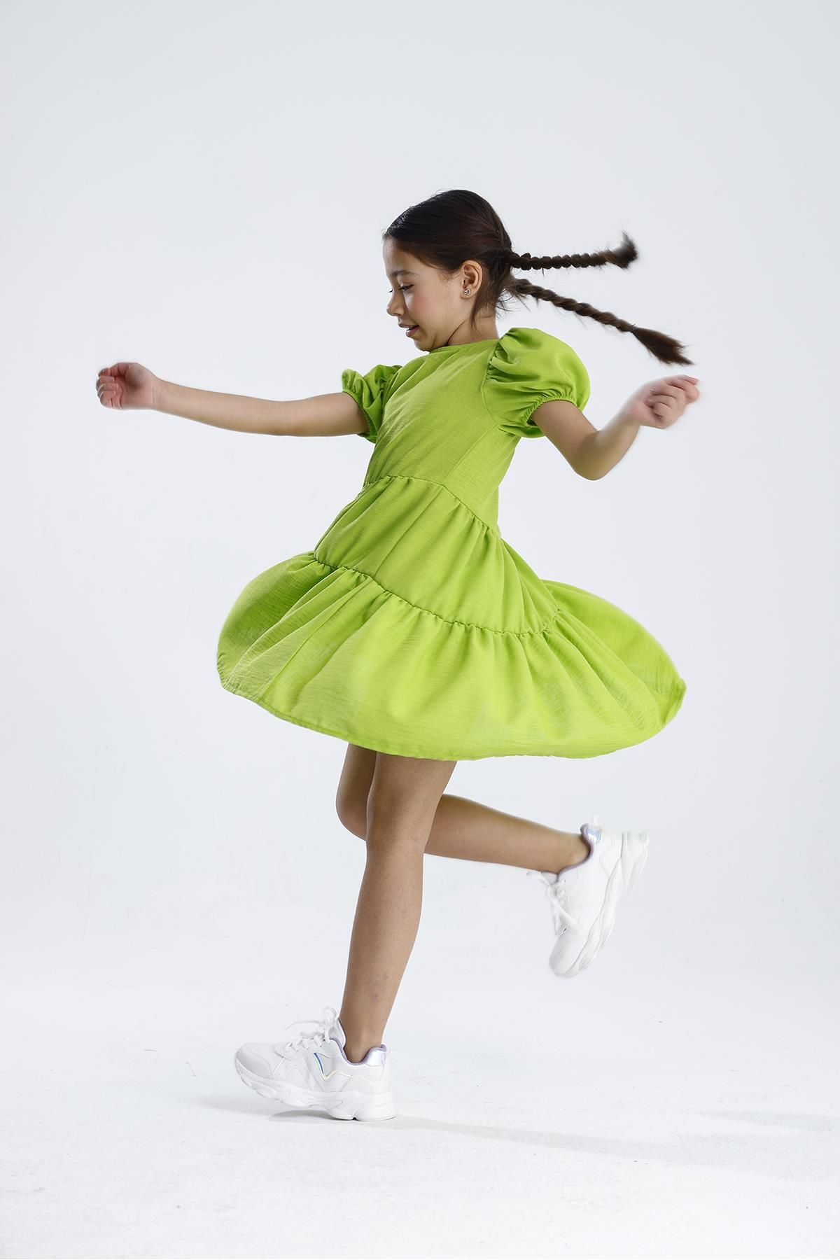 MiaBaby-Basic Plain Dress 5
