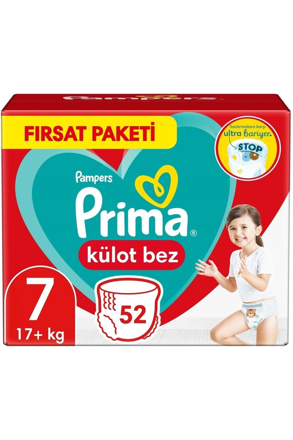 Prima Külot Bebek Bezi Beden:7 (17+Kg) XXL 104 Adet Ekonomik Fırsat Pk fotoğrafı 2 (önizleme)