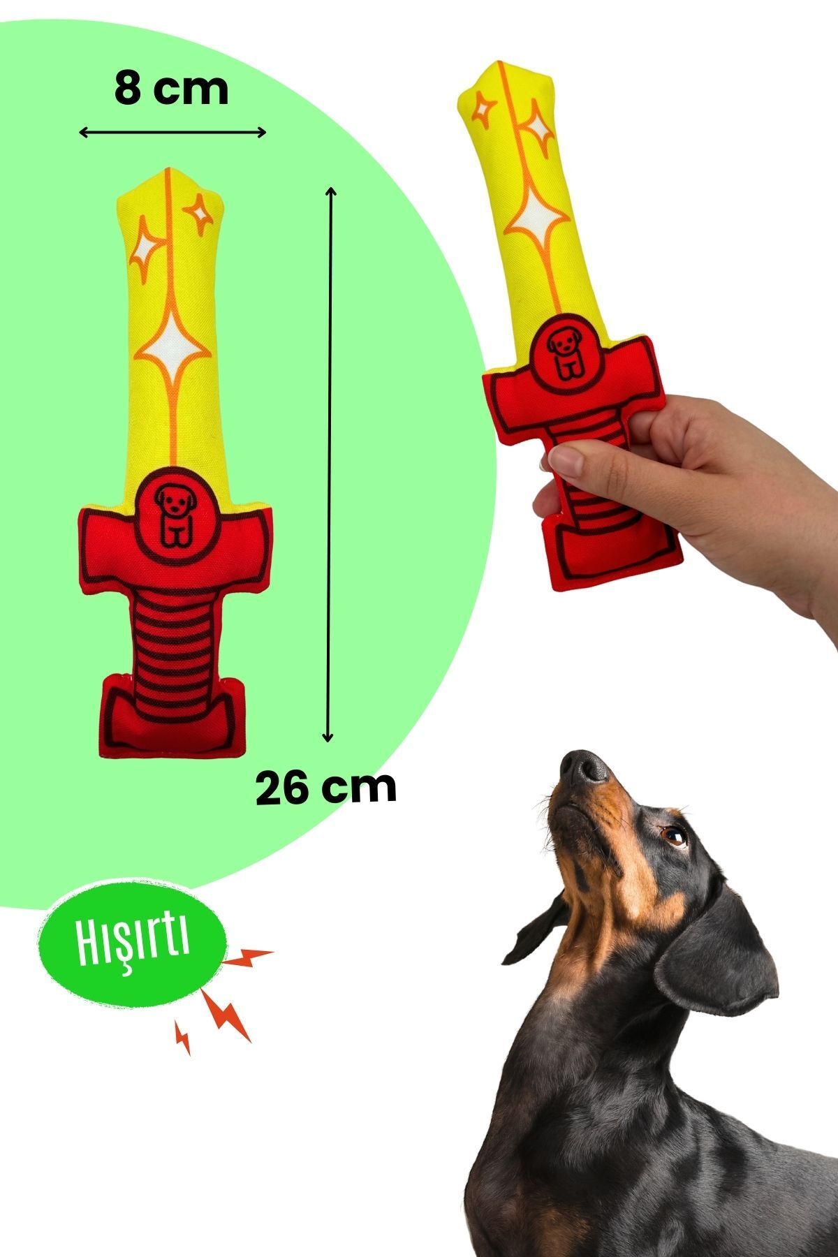 Havhav-Plush Sword Dog Toy Dog Toy with Grasping and Rustling Sound 5