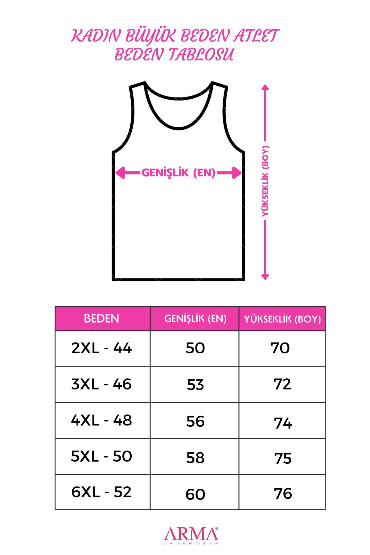 Arma Yıldız-Plus Size Plum Tank Top with Thick Straps - Cotton and Lycra 2
