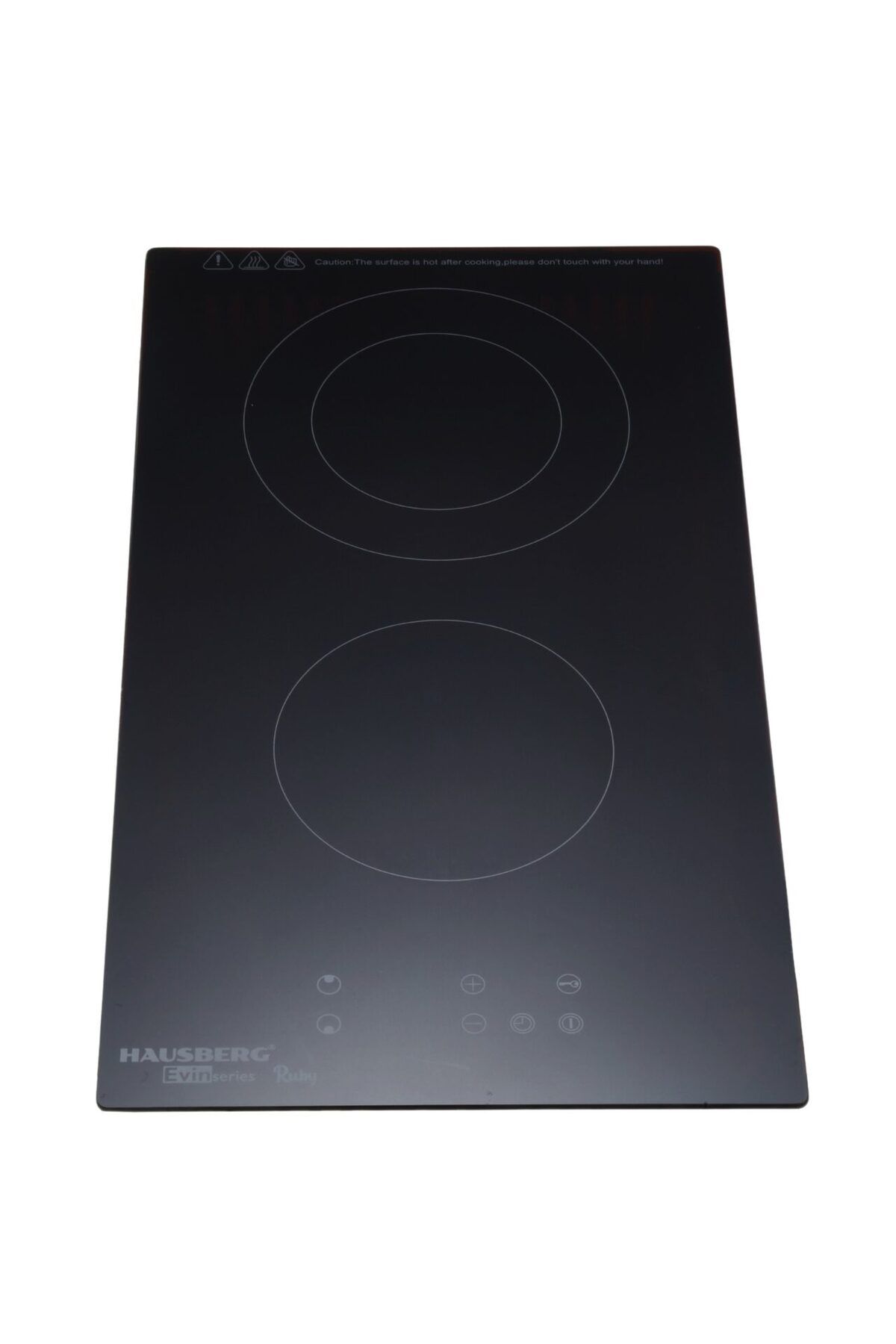 Hausberg Plita Incorporabila Hb-1536, Vitroceramica, 2 Zone De Gatit, 9 Trepte, 3200 W, Touch Control, Timer - 1 - 3