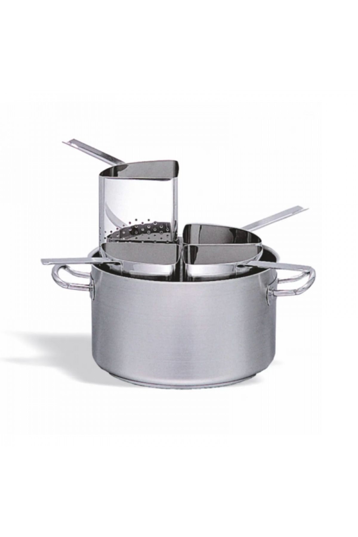 Pujadas Oala Pentru Paste Cu 4 Cosuri De Fierbere, 31.4 Litri - One Size
