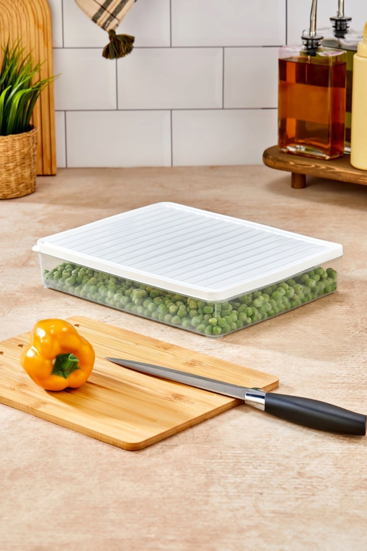 Nefiz Home-Refrigerator and Microwave Storage Container Set - Gray (4X2800 ml) 6