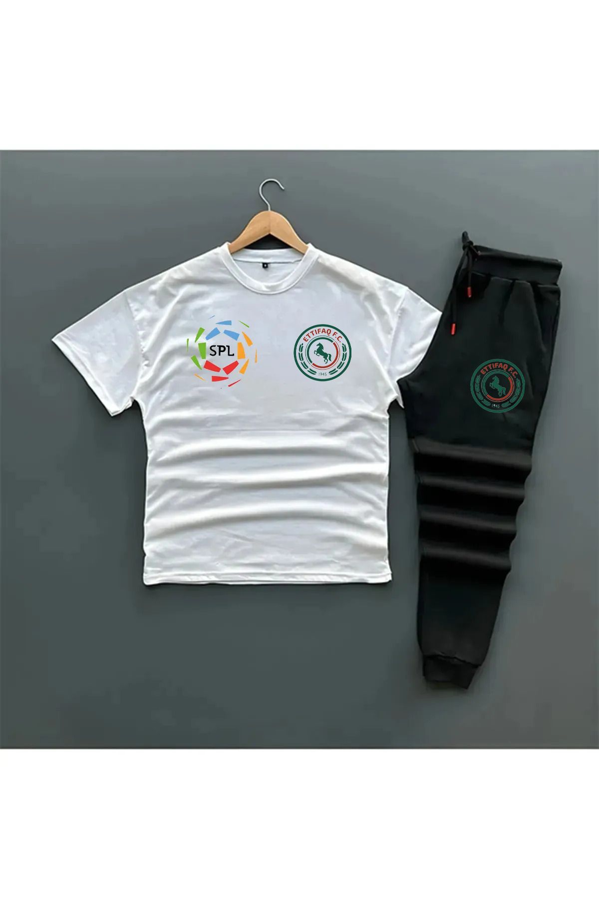 Pisa Art Al İttifaq Fc Suudi Arabistan Pro Ligi T-Shirt - Eşofman Altı Kombin