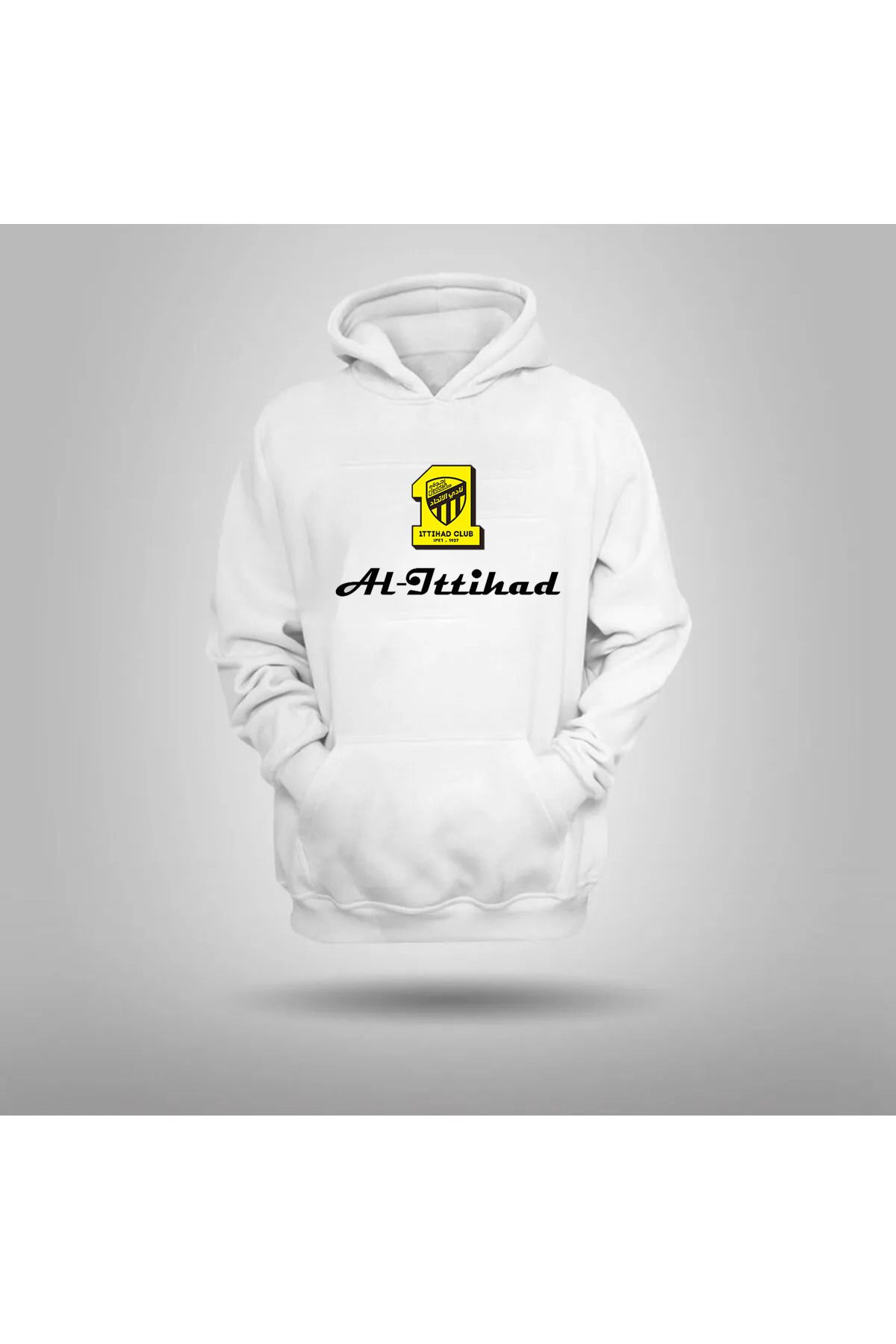 Pisa Art Al-İttihad Suudi Arabistan Özel Tasarım Taraftar Kapşonlu Sweatshirt