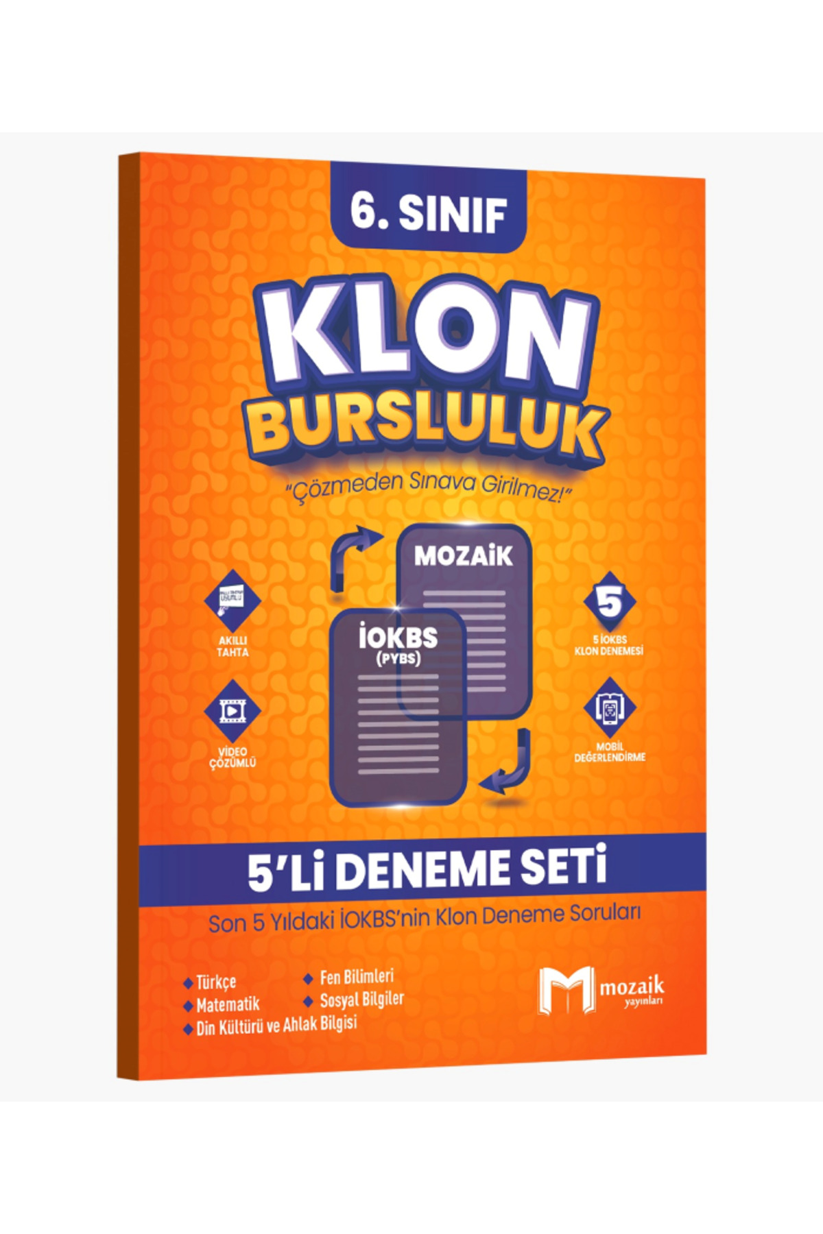 Mozaik Yayınları 6. Sınıf Bursluluk Klon 5 li Deneme Seti Mozaik