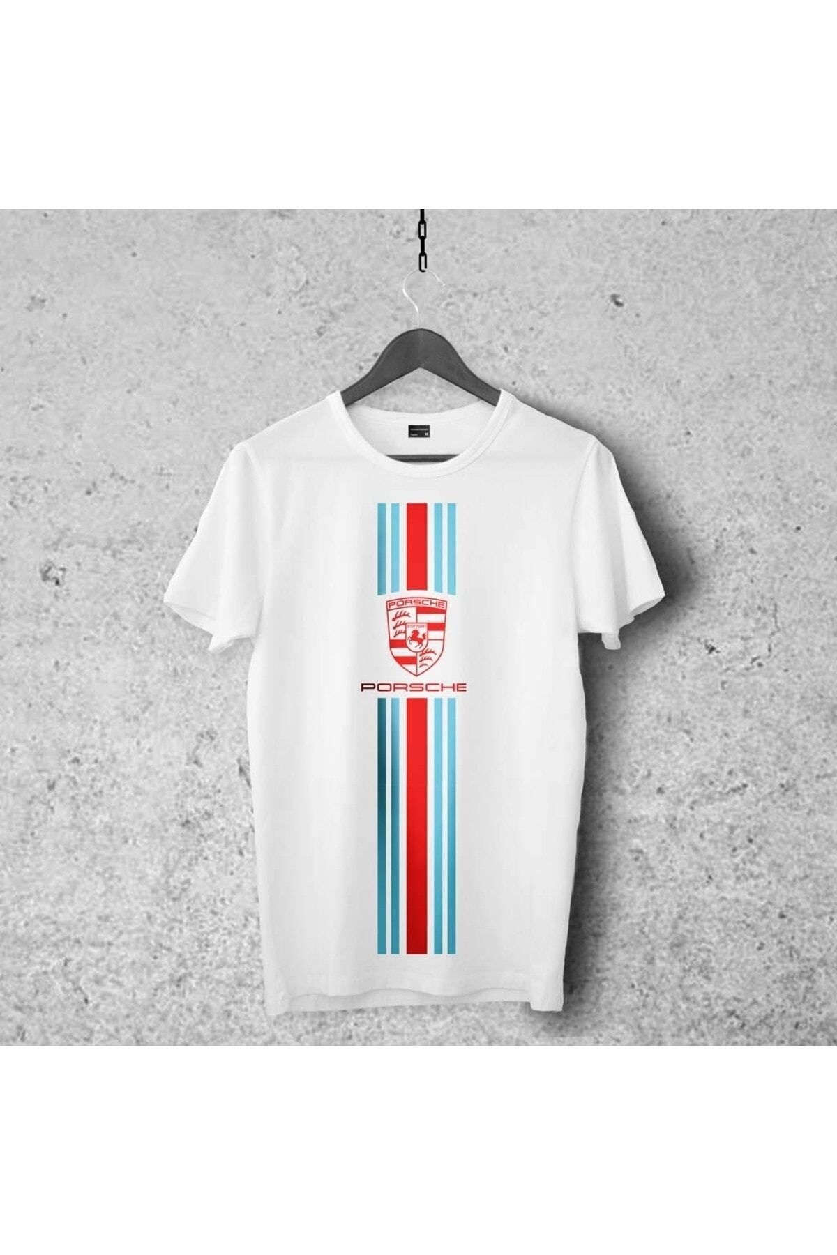 Pisa Art Porche Tasarımlı Tshirt 1, Unisex Premium Kalite Çatlama Solma Yapmayan Baskılı Tshirt
