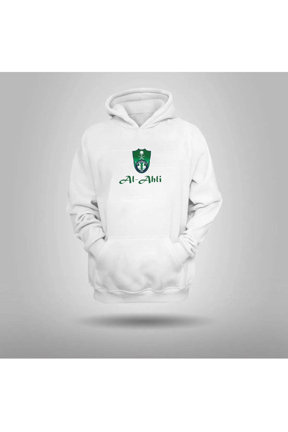 Pisa Art Al-Ahli Suudi Arabistan Özel Tasarım Taraftar Kapşonlu Sweatshirt
