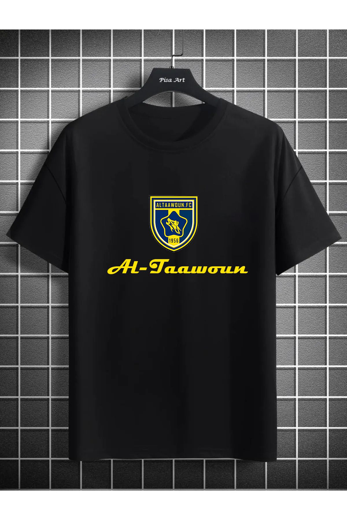 Pisa Art Al-Taawoun Özel Tasarım Unisex Taraftar T-Shirt