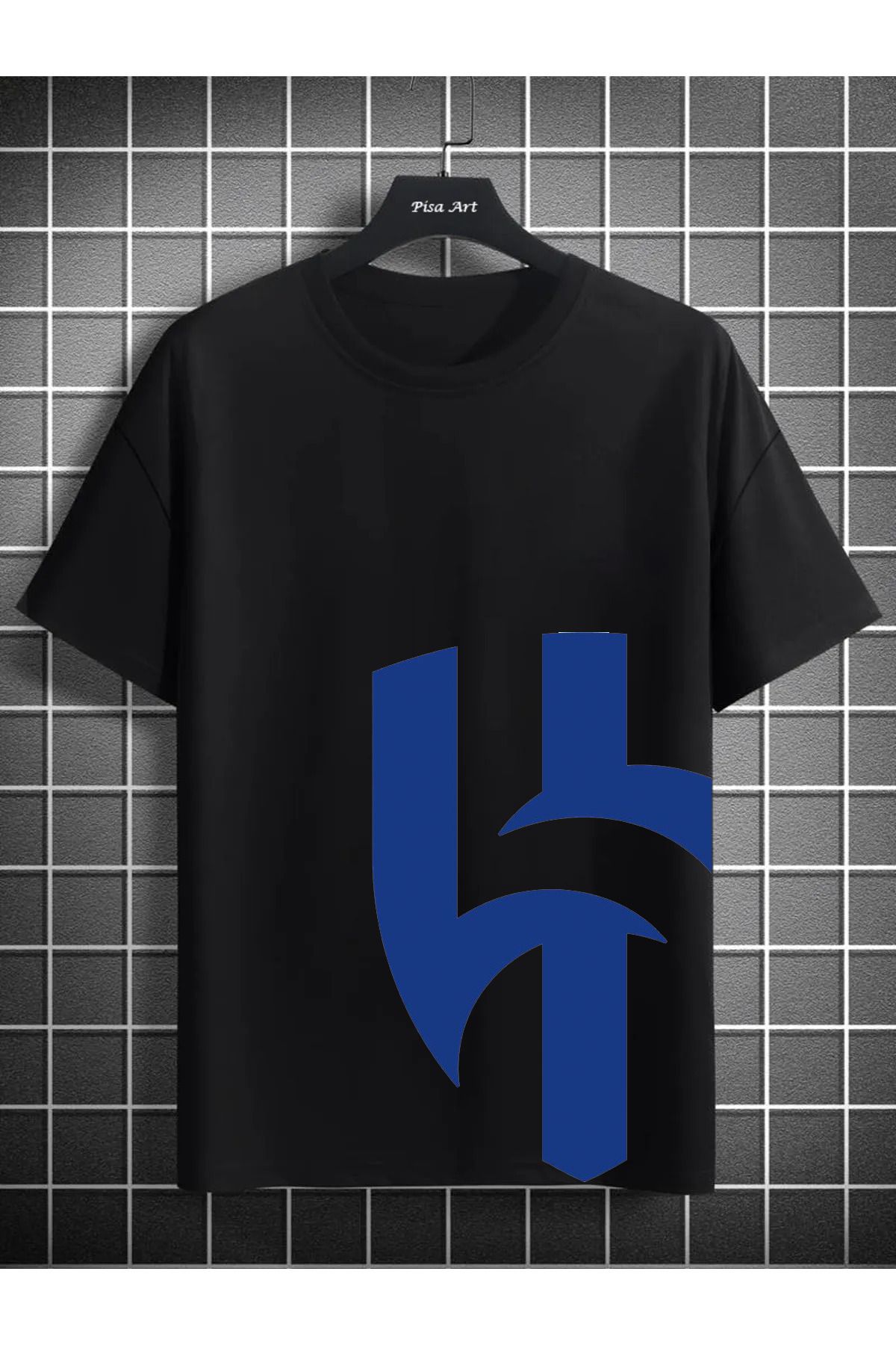Pisa Art AL Hilal Büyük Baskılı Özel Tasarım Unisex Taraftar T-Shirt
