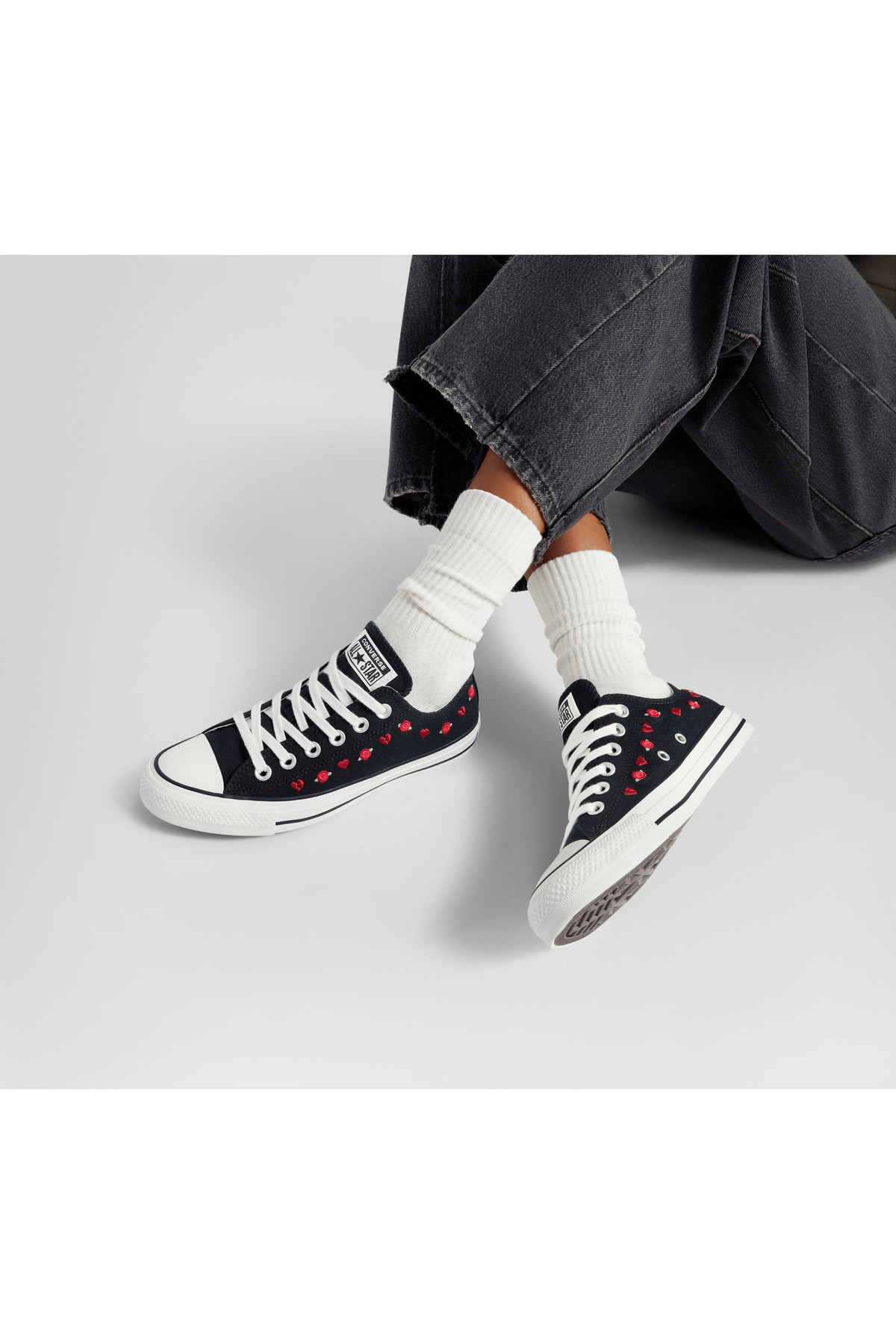 Converse-Sneakers Converse Chuck Taylor All Star Valentine Day, Black, Unisex 11