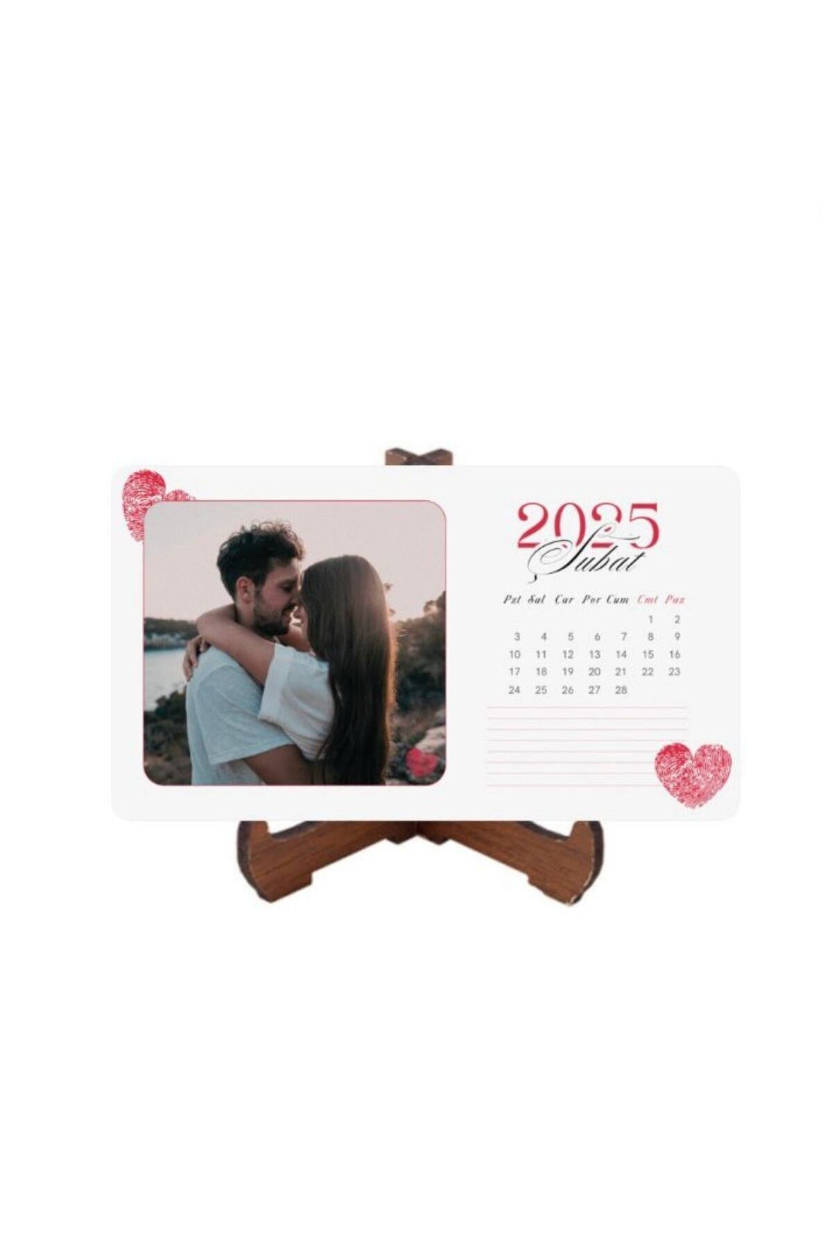Kişiye Özel 12 Fotoğraflı - 2026 Yılı Masa Takvimi (ŞÖVALELİ) 2