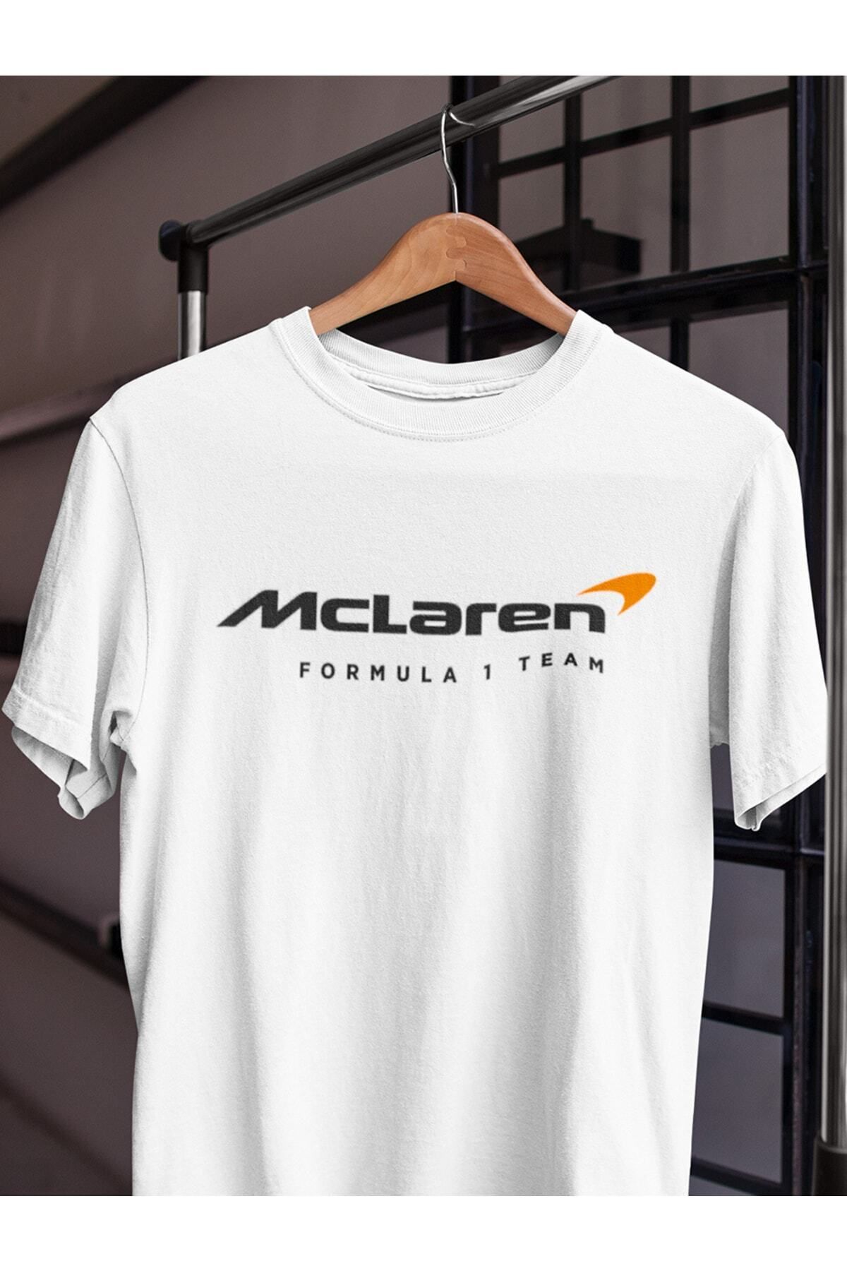 Pisa Art Mclaren Formula One Team Beyaz T-shirt