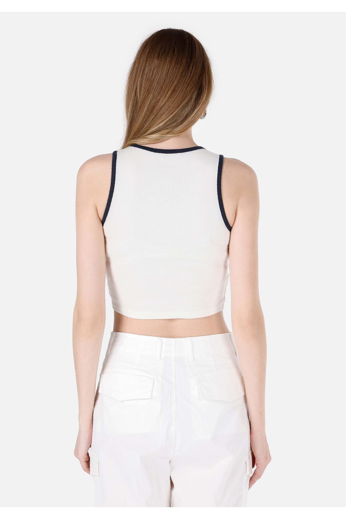Colin's-Slim Fit Women's White Tank Top 2