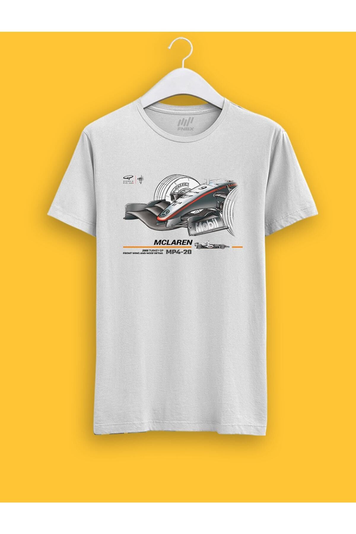 Pisa Art Mclaren Mp4-20 Kimi Raikkonen 2005 Turkey Gp T-shirt