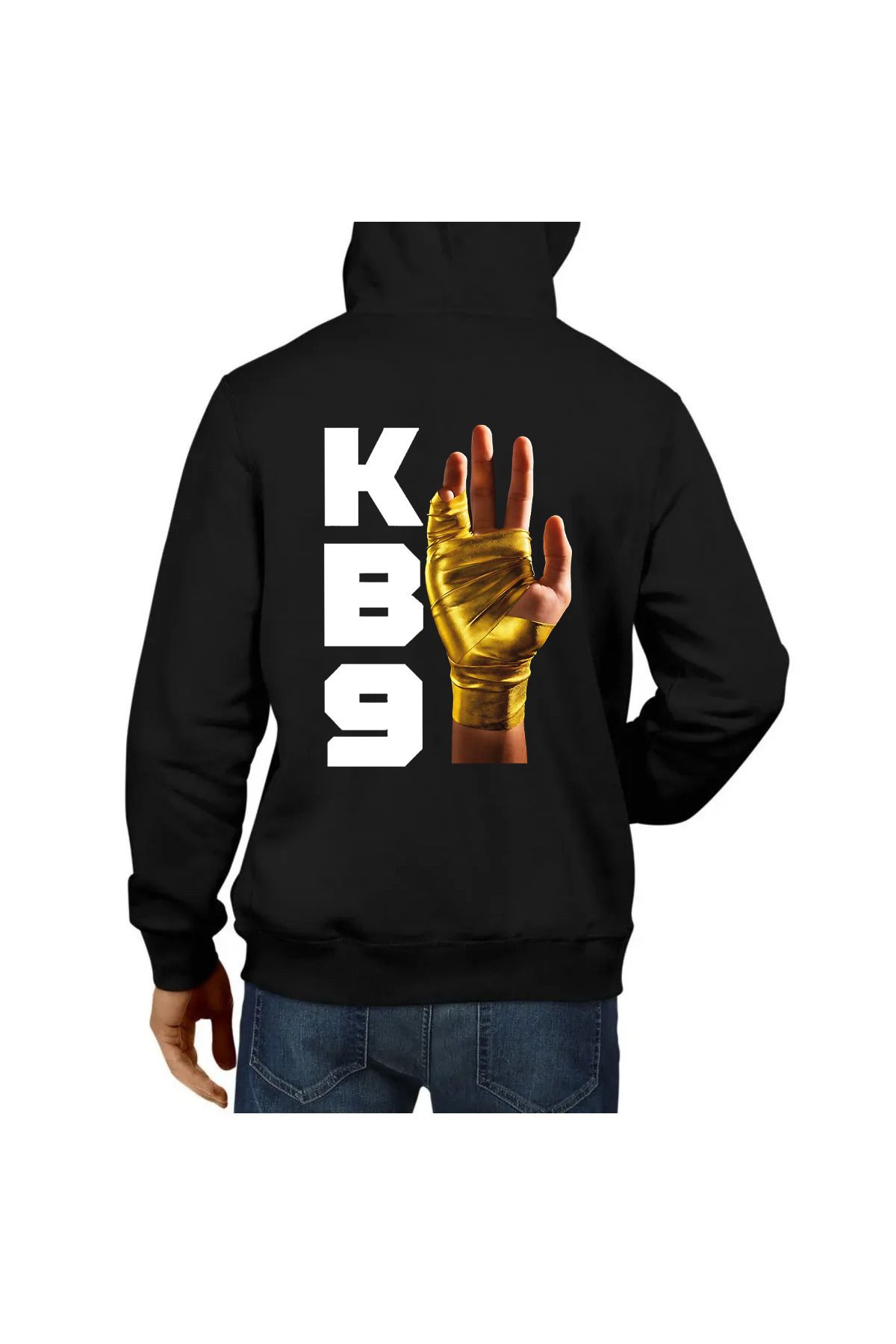 Pisa Art Al-İttihad X Karim Benzema Sırt Detaylı Özel Tasarım Siyah Sweatshirt