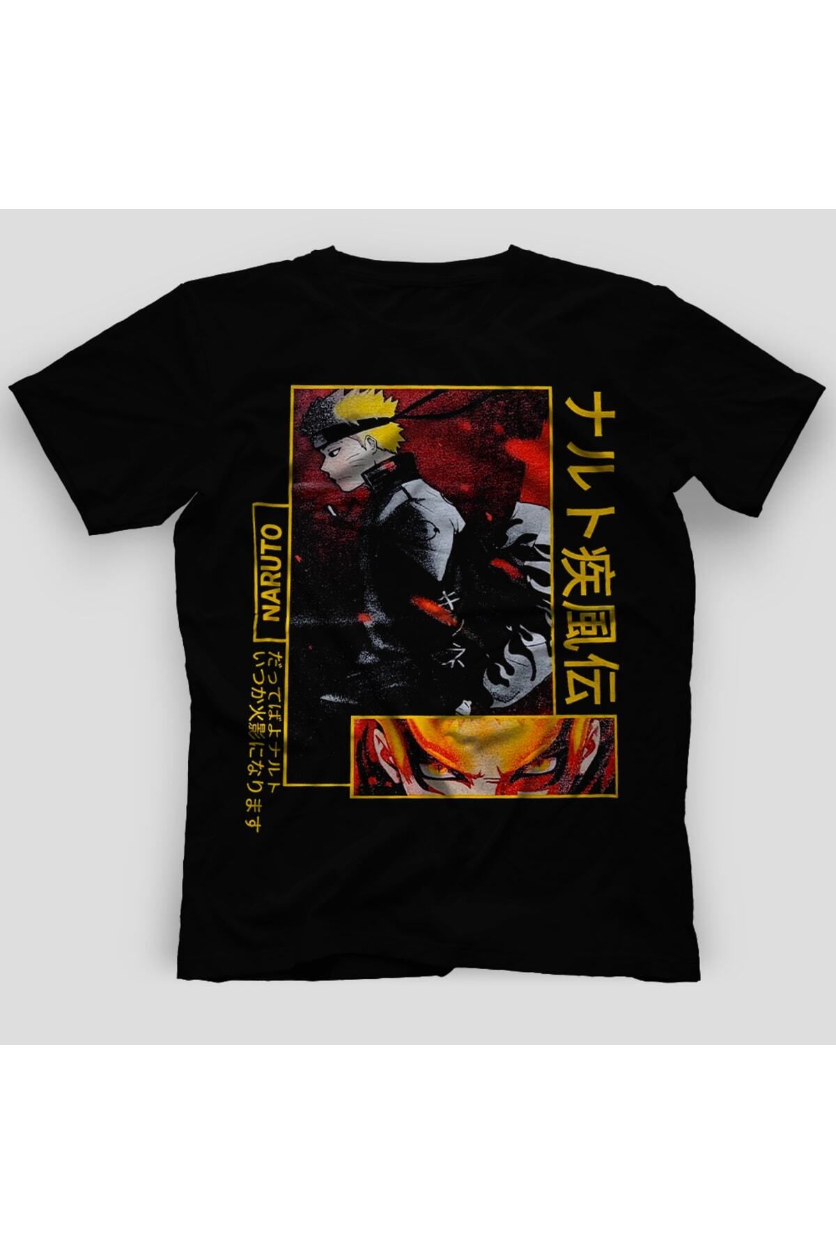 Pisa Art Naruto Tshirt Siyah
