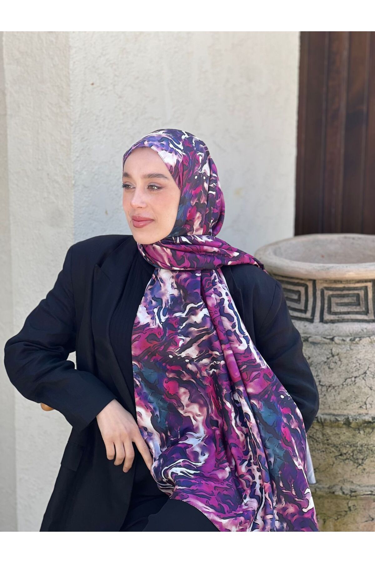 Modakaşmir-Piosa Pattern Twill Shawl 3