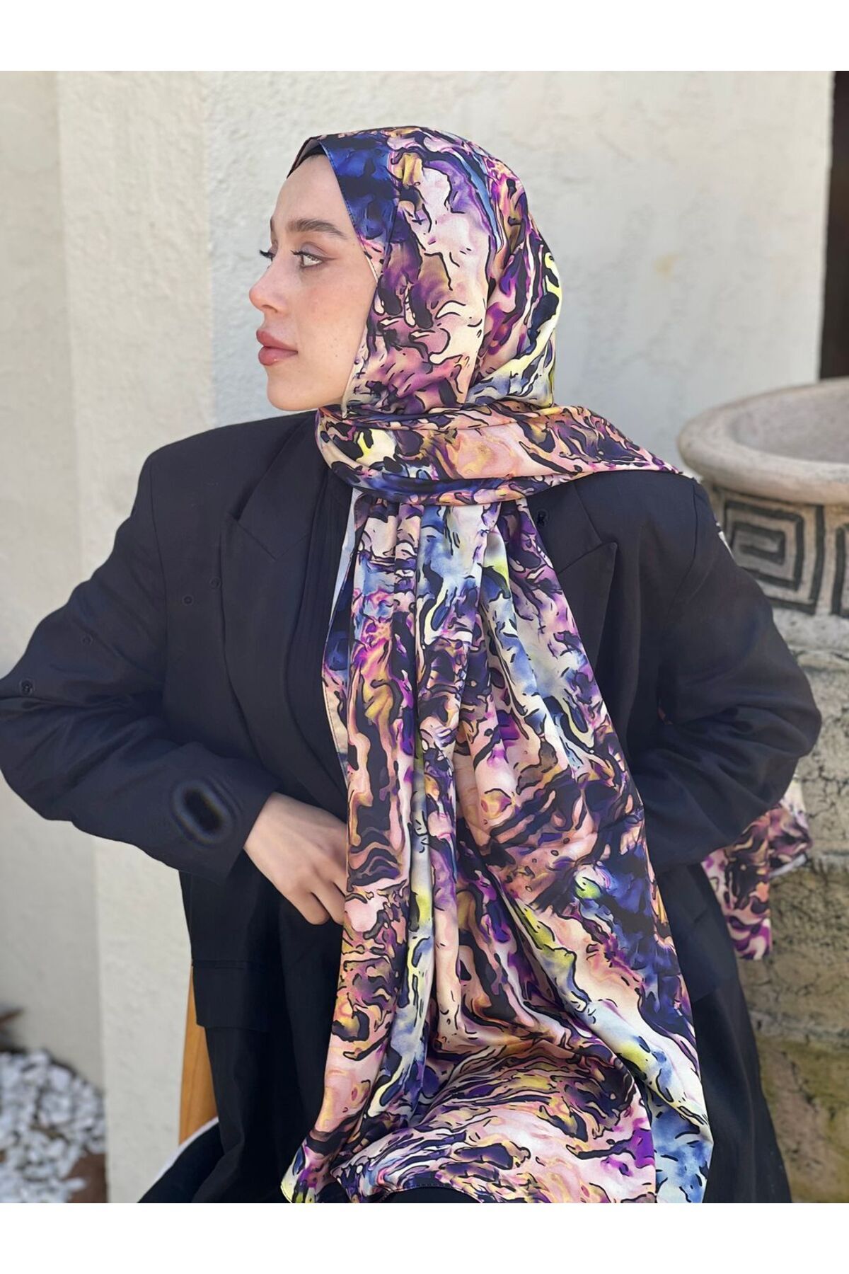 Modakaşmir-Piosa Pattern Twill Shawl 2
