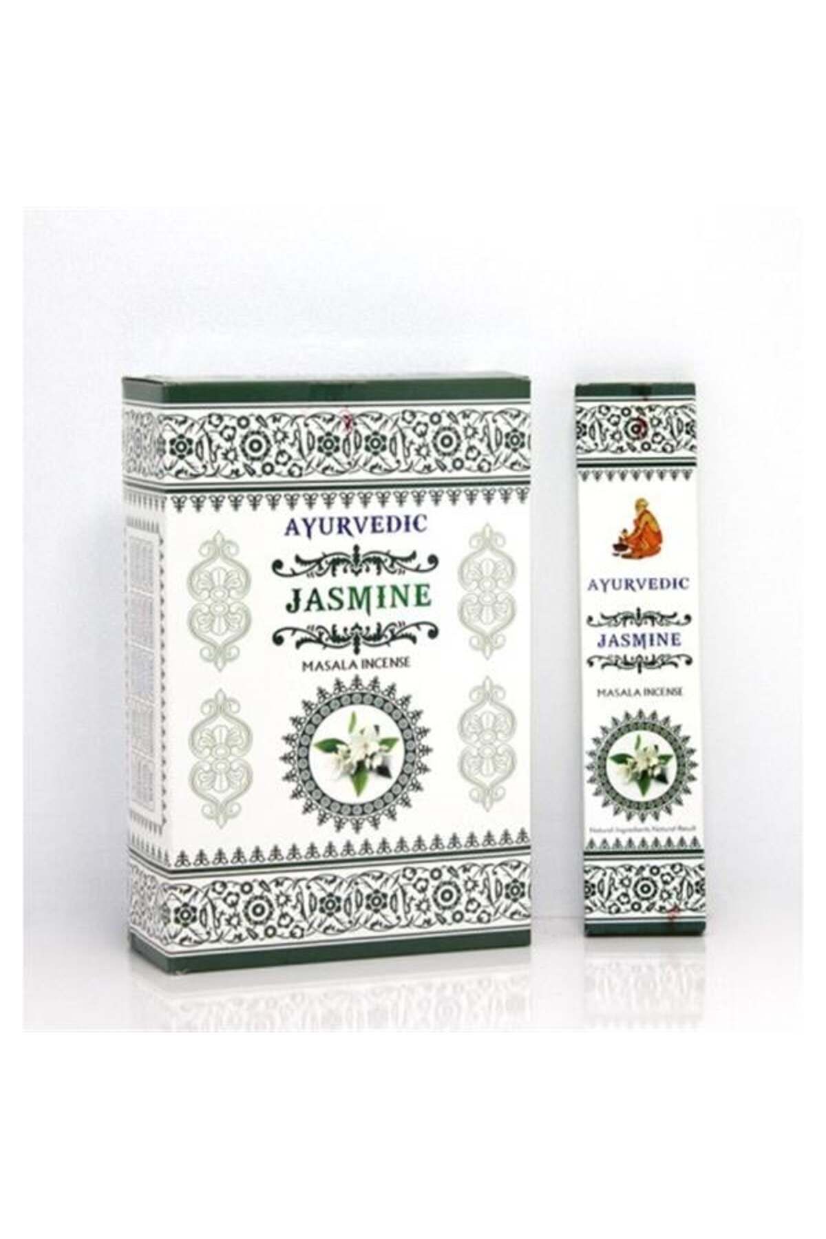 Mu Art Ahşap Ayurvedic Jasmine Aromalı Tütsü