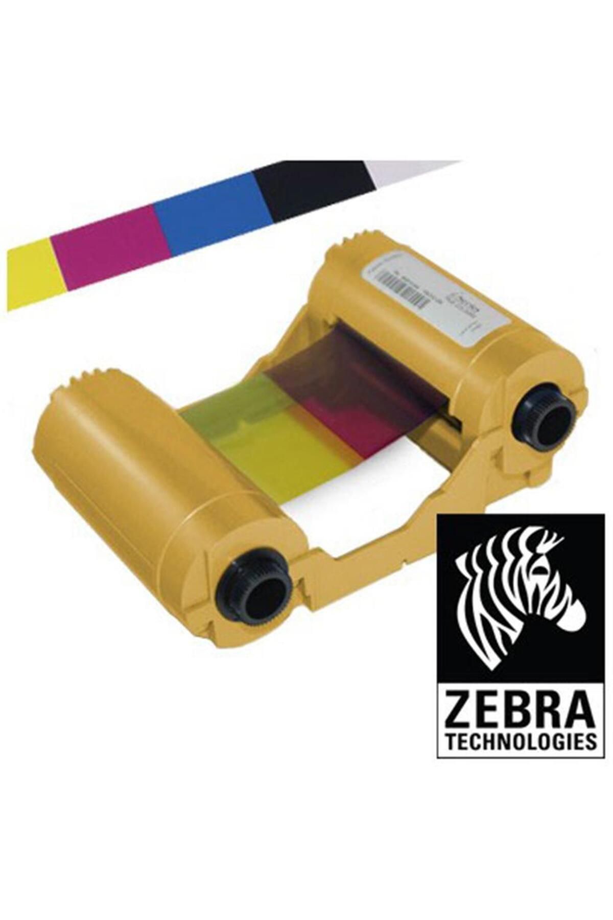 Vobotek Teknoloji Zebra 800033-340 Renkli Ribbon Zxp3 Ymcko Tek Yüze 280 Baskı