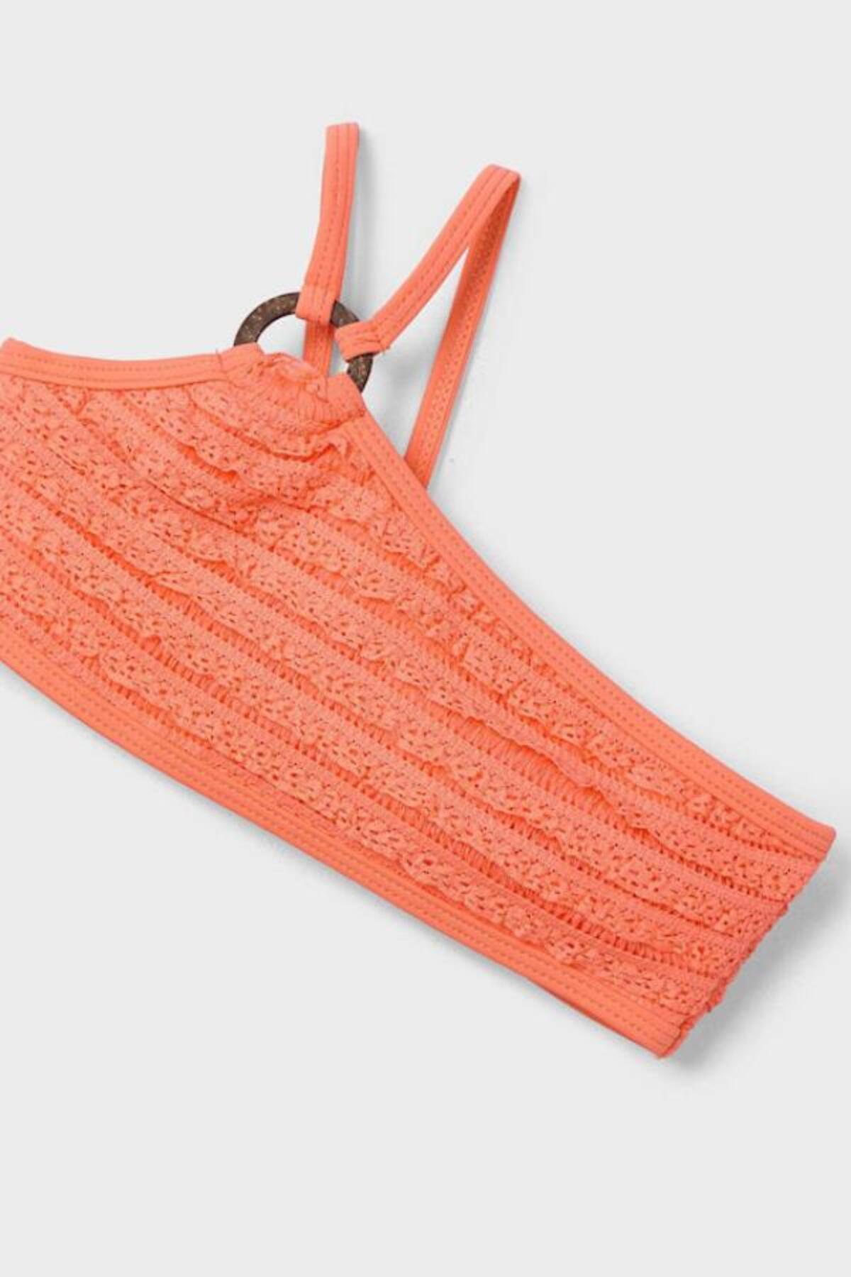 Mayoral Fırfırlı Kız Bikini - Turuncu fotoğrafı 2 (önizleme)