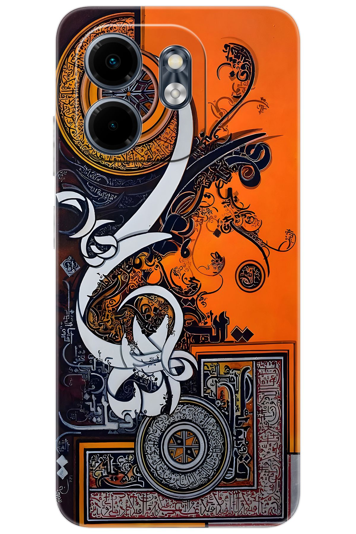 Ceppare iNfinix Smart 9 (X6532) Uyumlu Kılıf Desen Baskılı Silikon Kaligrafi Tasarım STK:649 CP-DfKjwlO