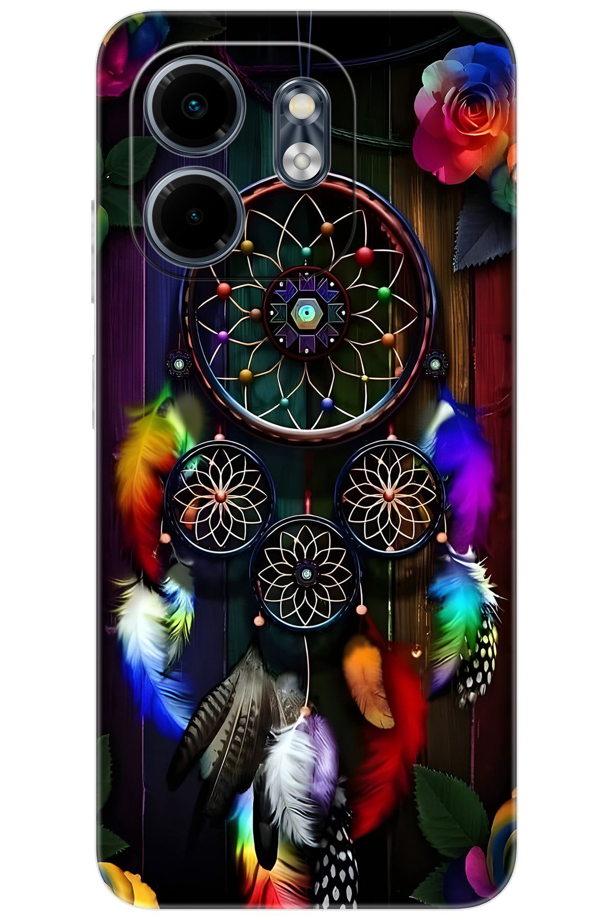 Ceppare iNfinix Smart 9 (X6532) Uyumlu Kılıf Desen Baskılı Silikon Düş Kapanı STK:704 CP-yaeW1P9