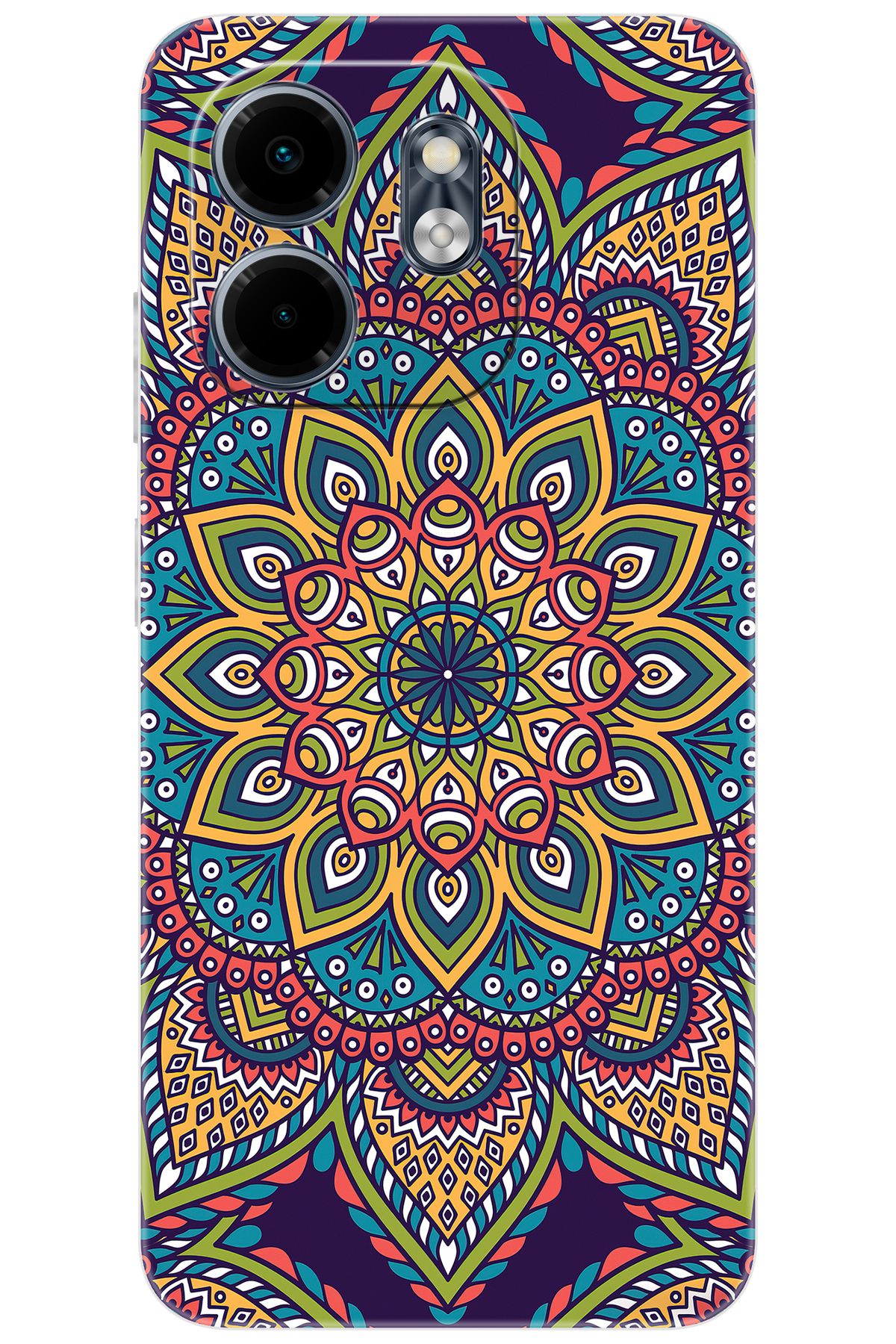 Ceppare iNfinix Smart 9 (X6532) Uyumlu Kılıf Desen Baskılı Silikon Mandala Vektör Tasarım STK:502 CP-XC1cukI