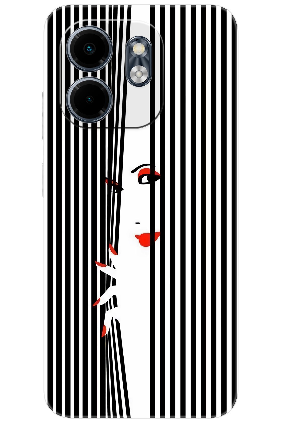 Ceppare iNfinix Smart 9 (X6532) Uyumlu Kılıf Desen Baskılı Silikon Saklambaç Art Style STK:735 CP-XScFaS3