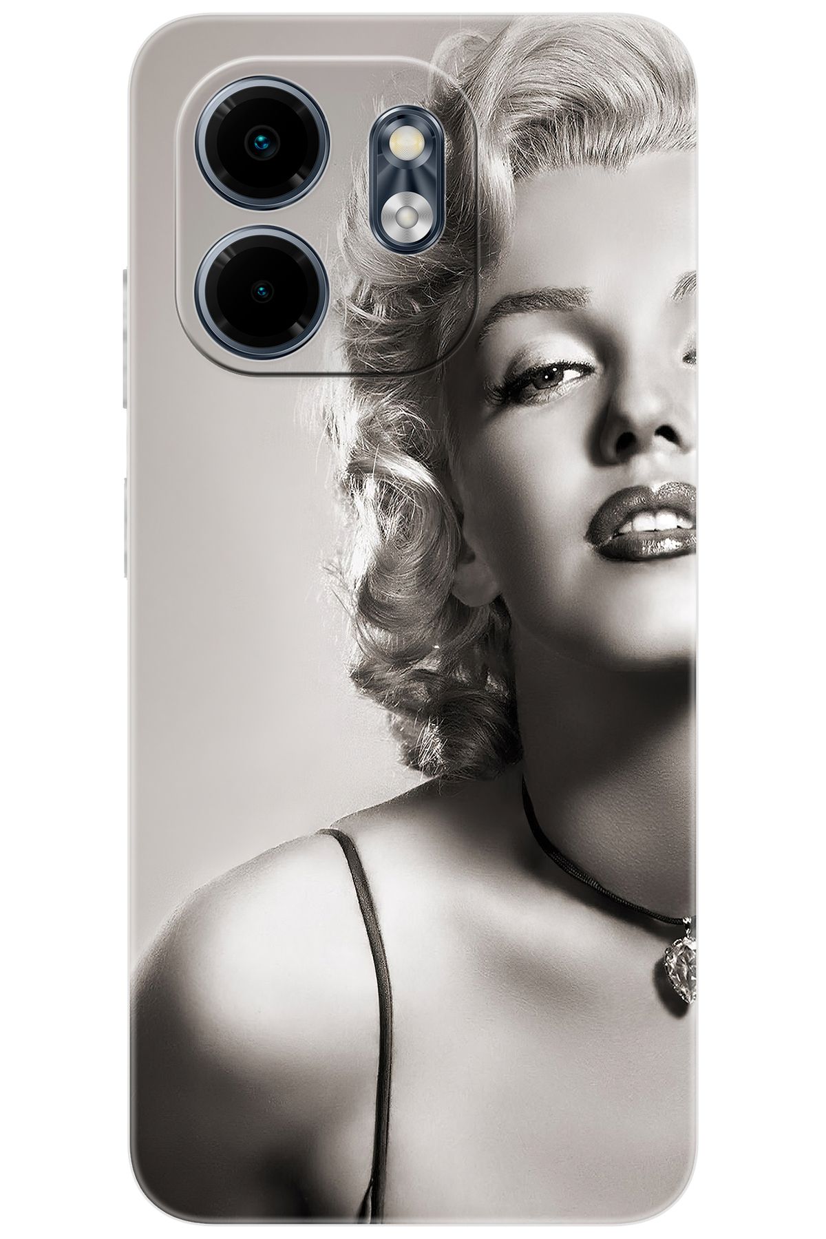 Ceppare iNfinix Smart 9 (X6532) Uyumlu Kılıf Desen Baskılı Silikon Marilyn Monroe STK:250 CP-l35vrN3