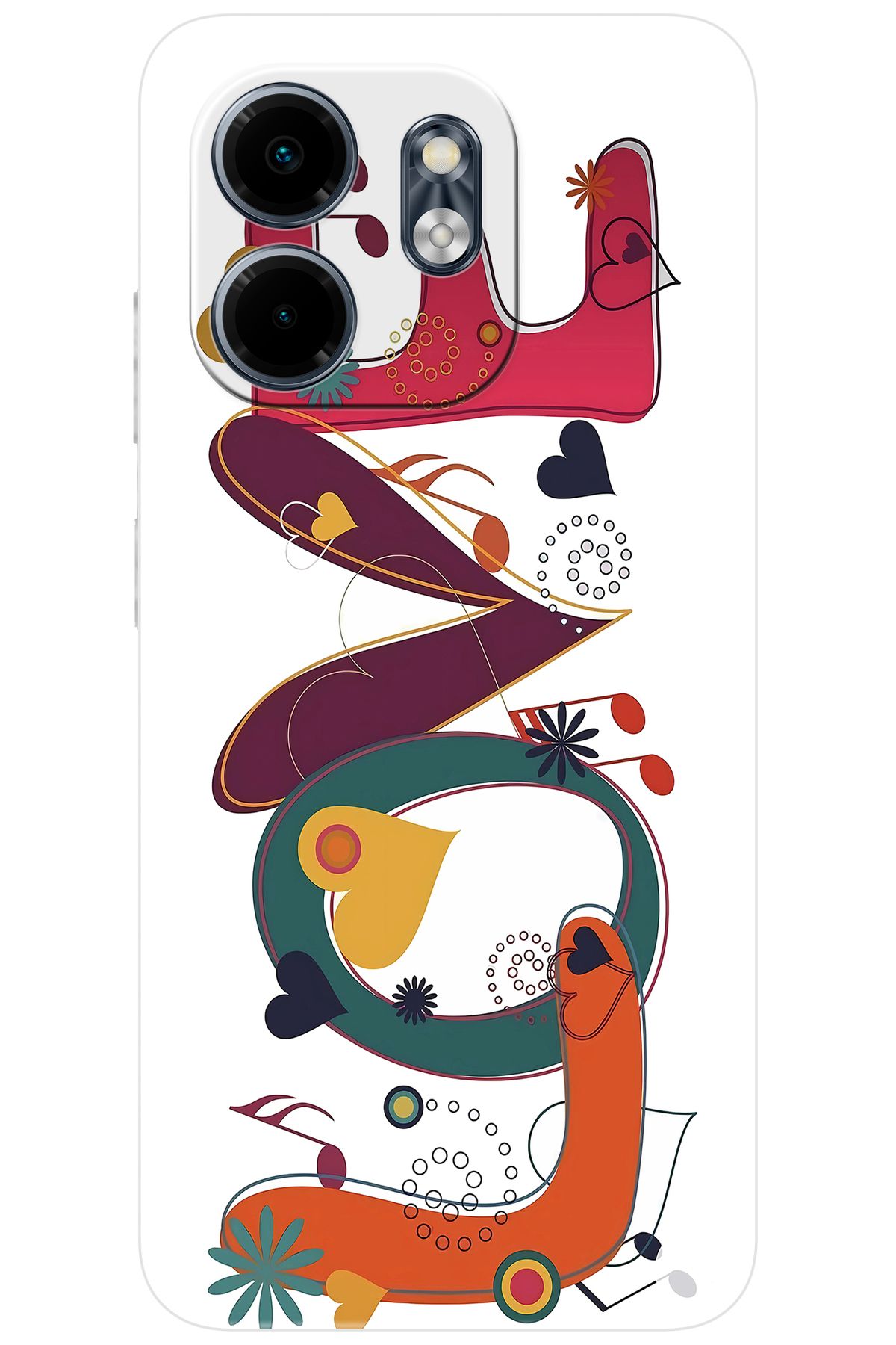 Ceppare iNfinix Smart 9 (X6532) Uyumlu Kılıf Desen Baskılı Silikon LOVE STK:621 CP-KffaNPo
