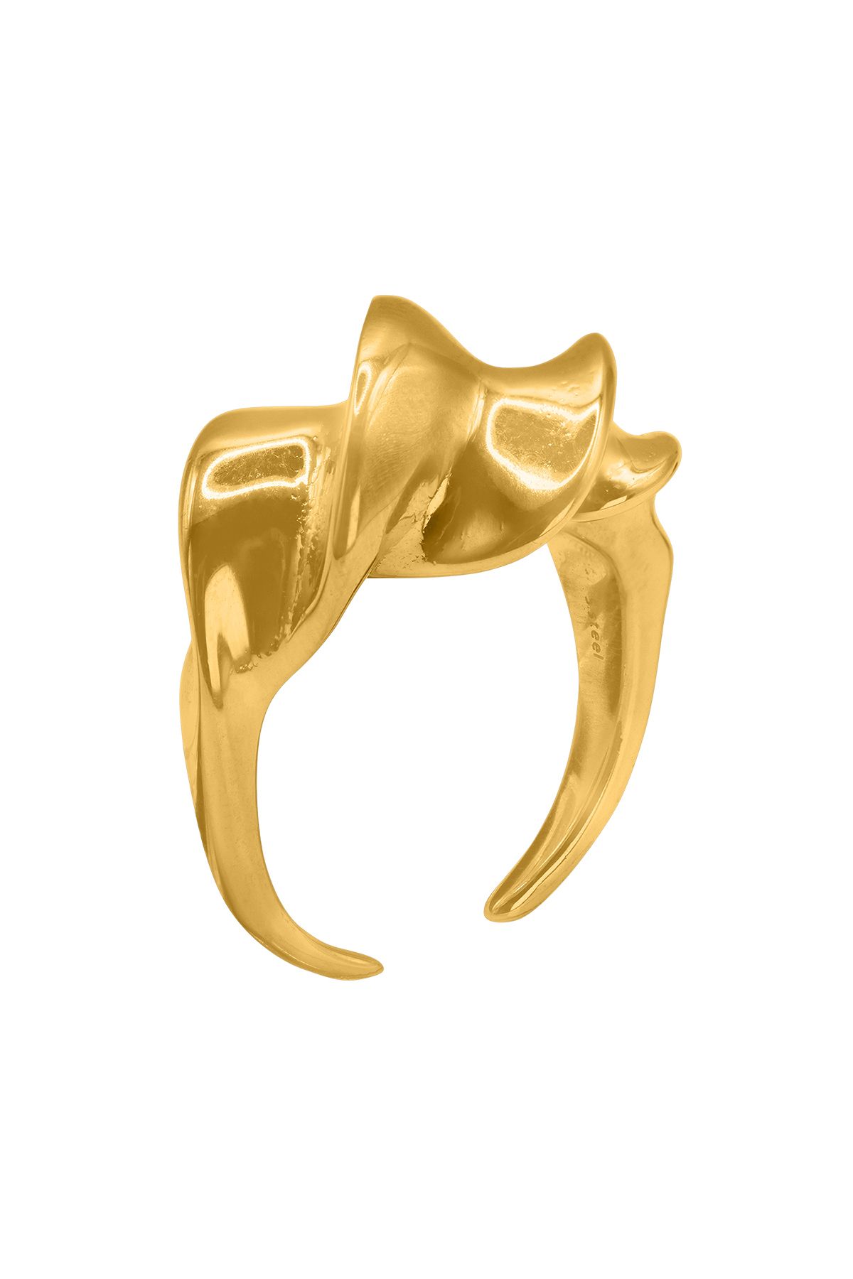Heideman Großer Ring Plini Goldfarben Modisch für Damen - One Size