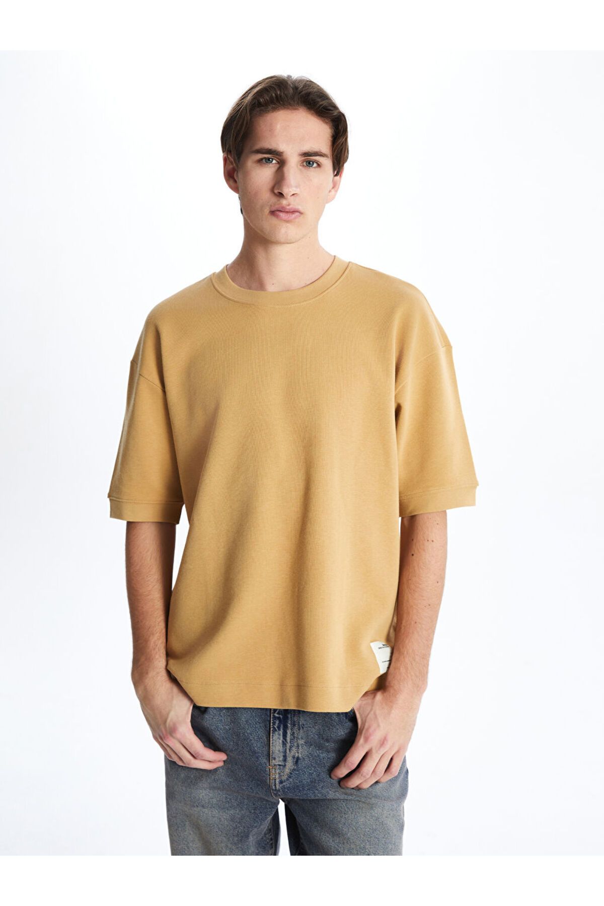 LC Waikiki Bisiklet Yaka Kısa Kollu Erkek Sweatshirt