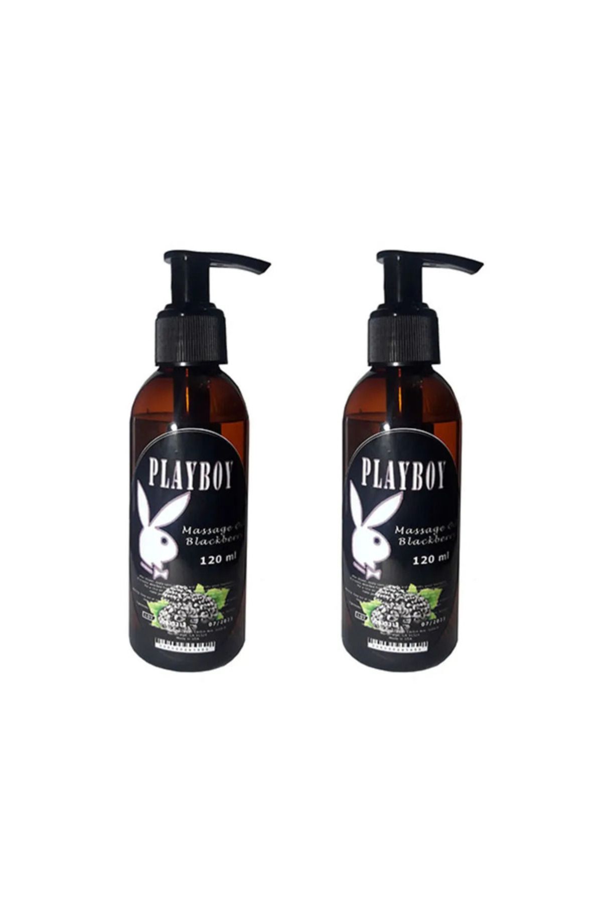 Playboy Böğürtlen Aromalı Vücut Masaj Yağı 240 ML Blackberry Flavored Massage Oil X 2 ADET