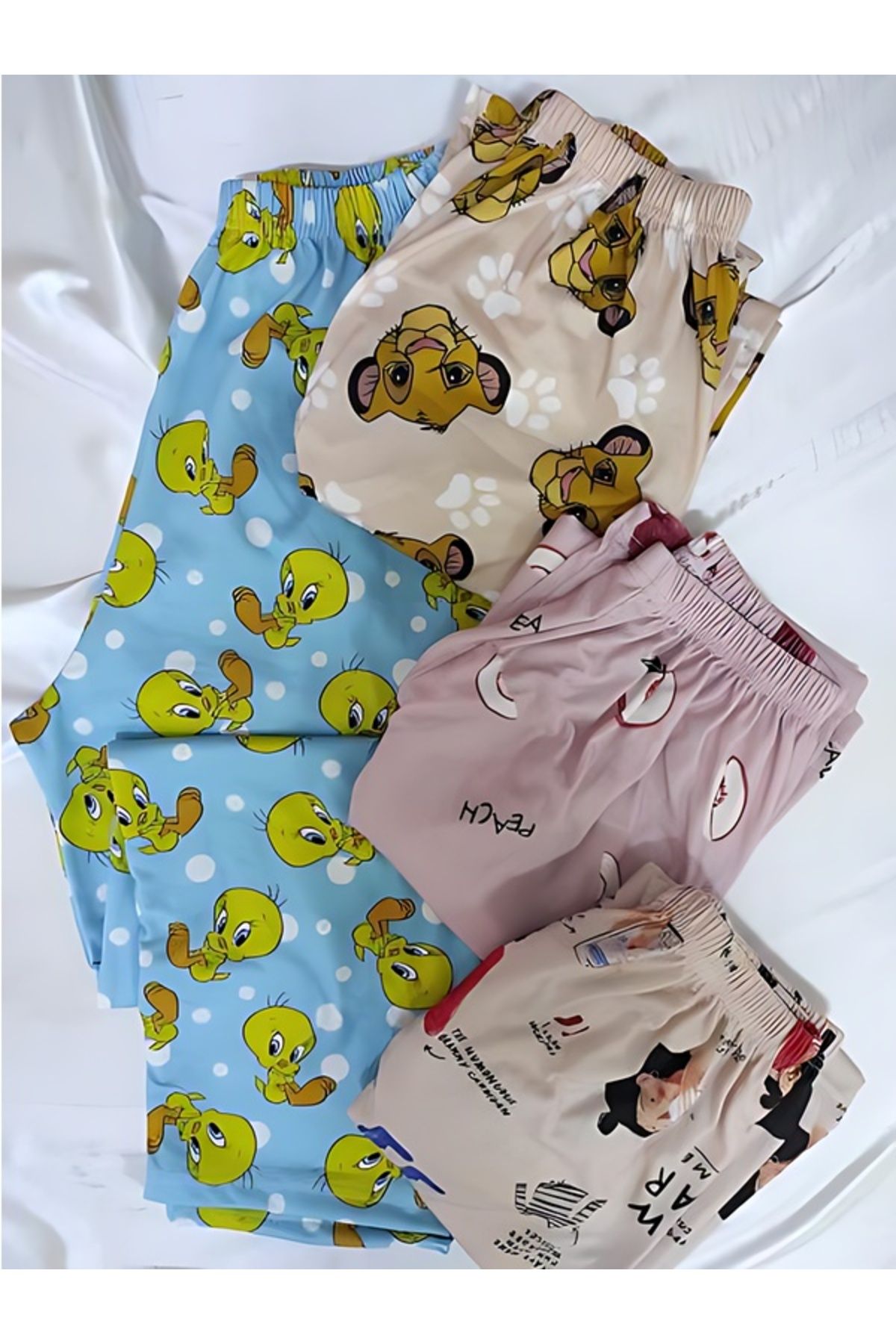 PEMBİŞ HOMEWEAR 4lü pijama altı KOD EK0008