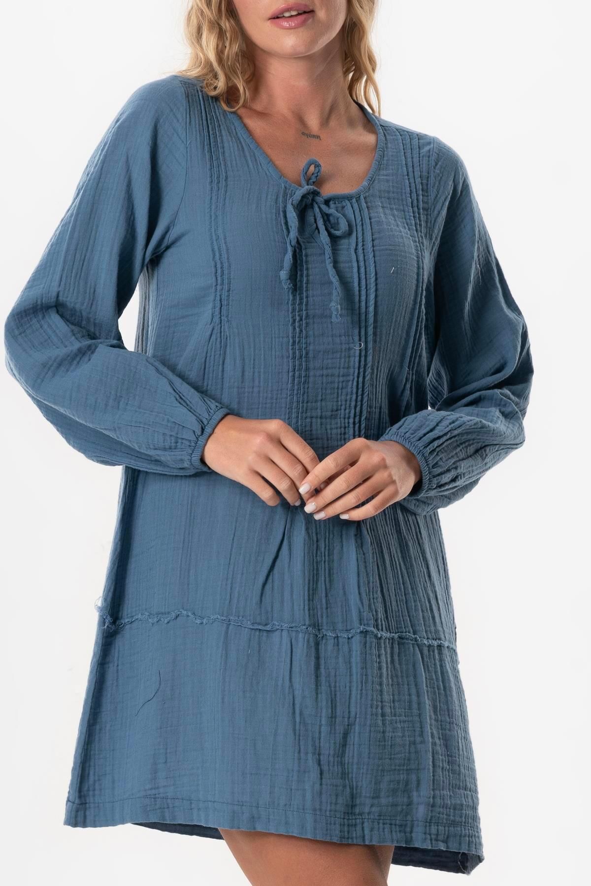 Eliş Şile Bezi-Short with Long Arm Celestial Binding, Angora Fur Fabric and Dark Feeling Ironing 3