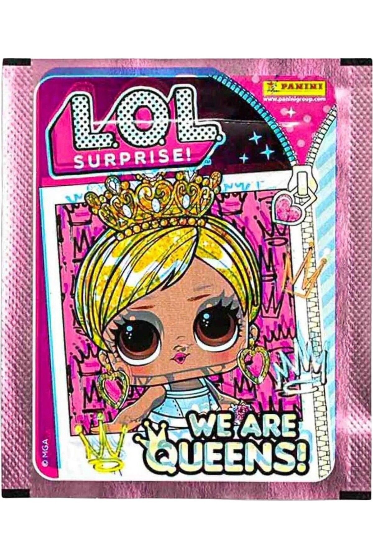 Panini-L.O.L Surpise Collection 5 Pack (25 Sticker) Sticker 3
