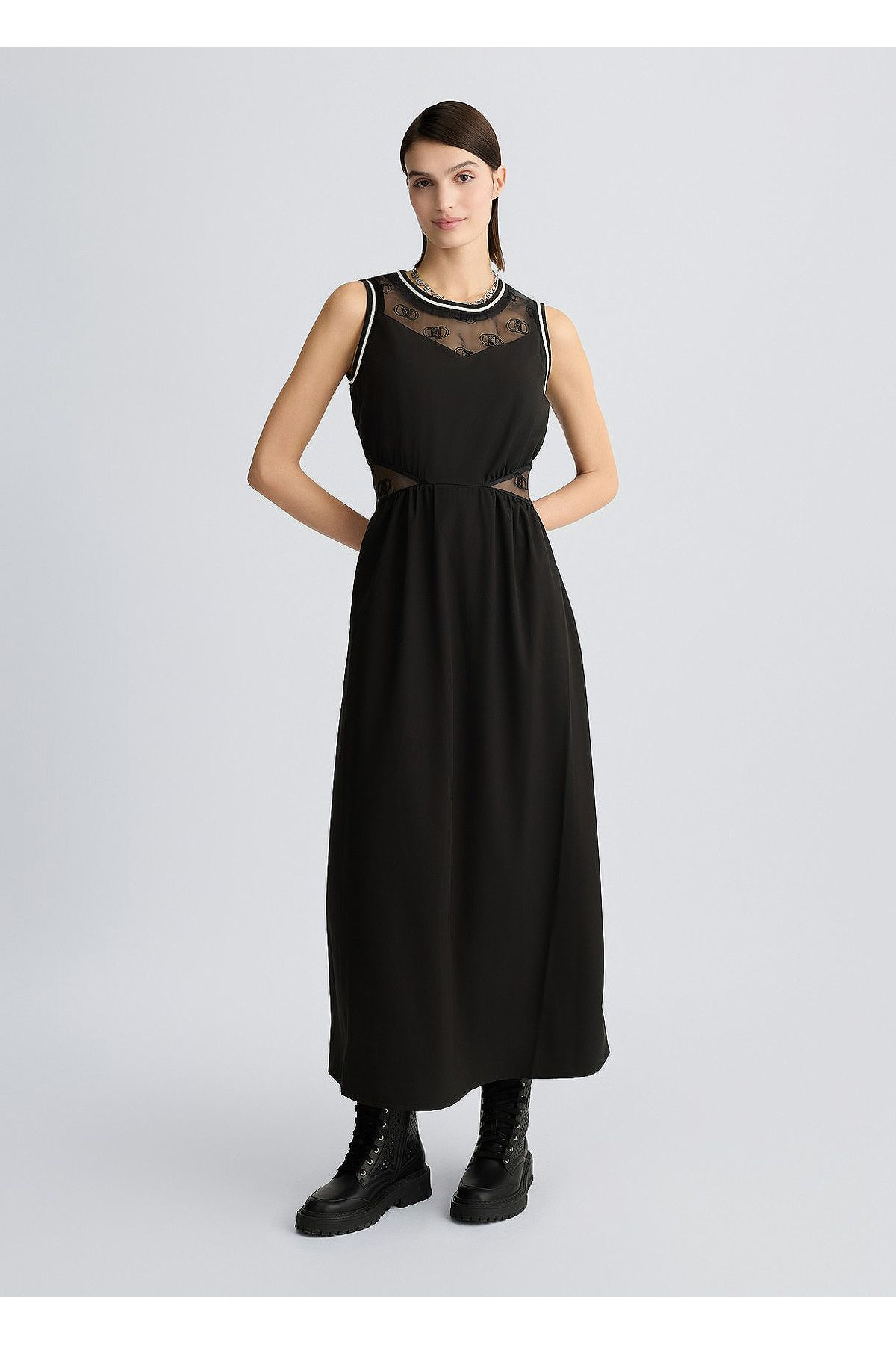 ワンピース LIU JO Woman Dress Black MA4376T4853 22222 dress woman black - LIU JO - Urso Moda