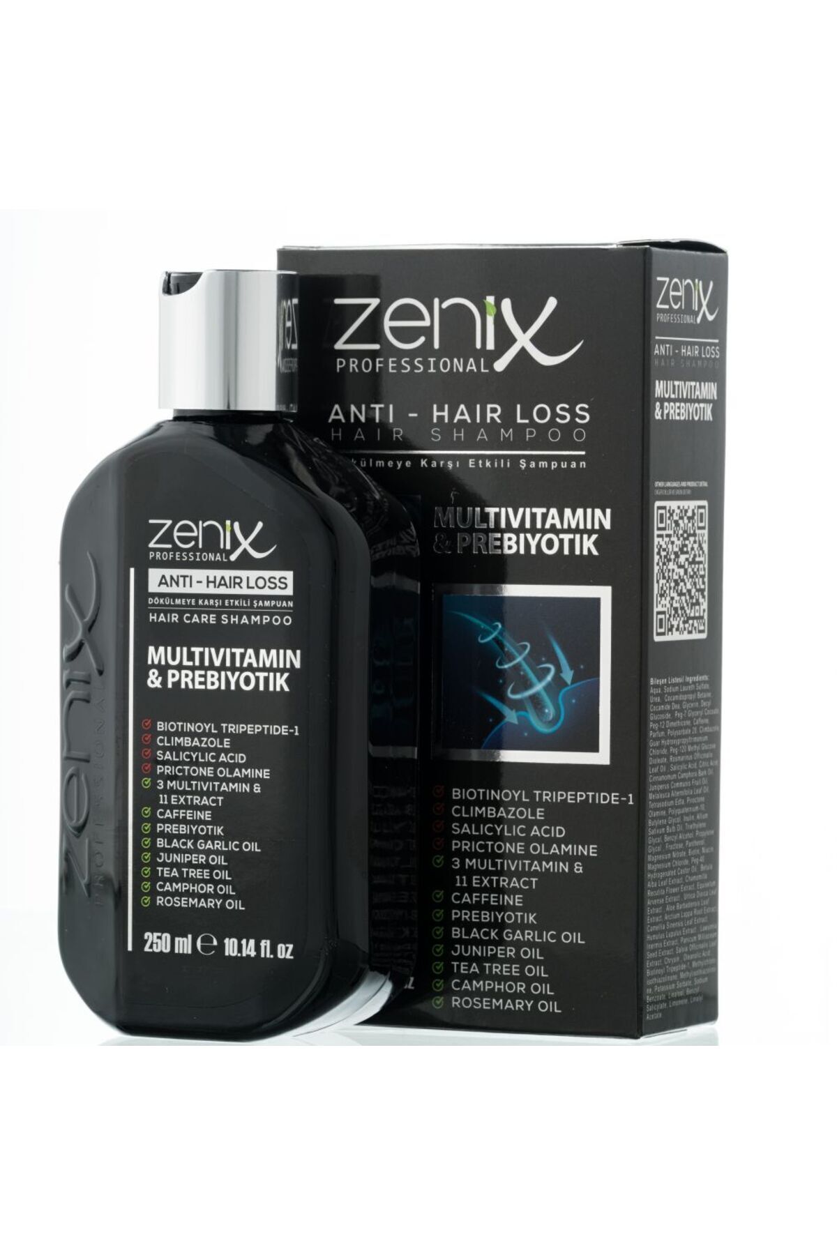 【専用】IRREGULAR DEFENSE HESYCHIASIXK黒&銀セット Zenix Antı-hair Loss Dökülme Önleyici Şampuan 250 ml - Fiyatı