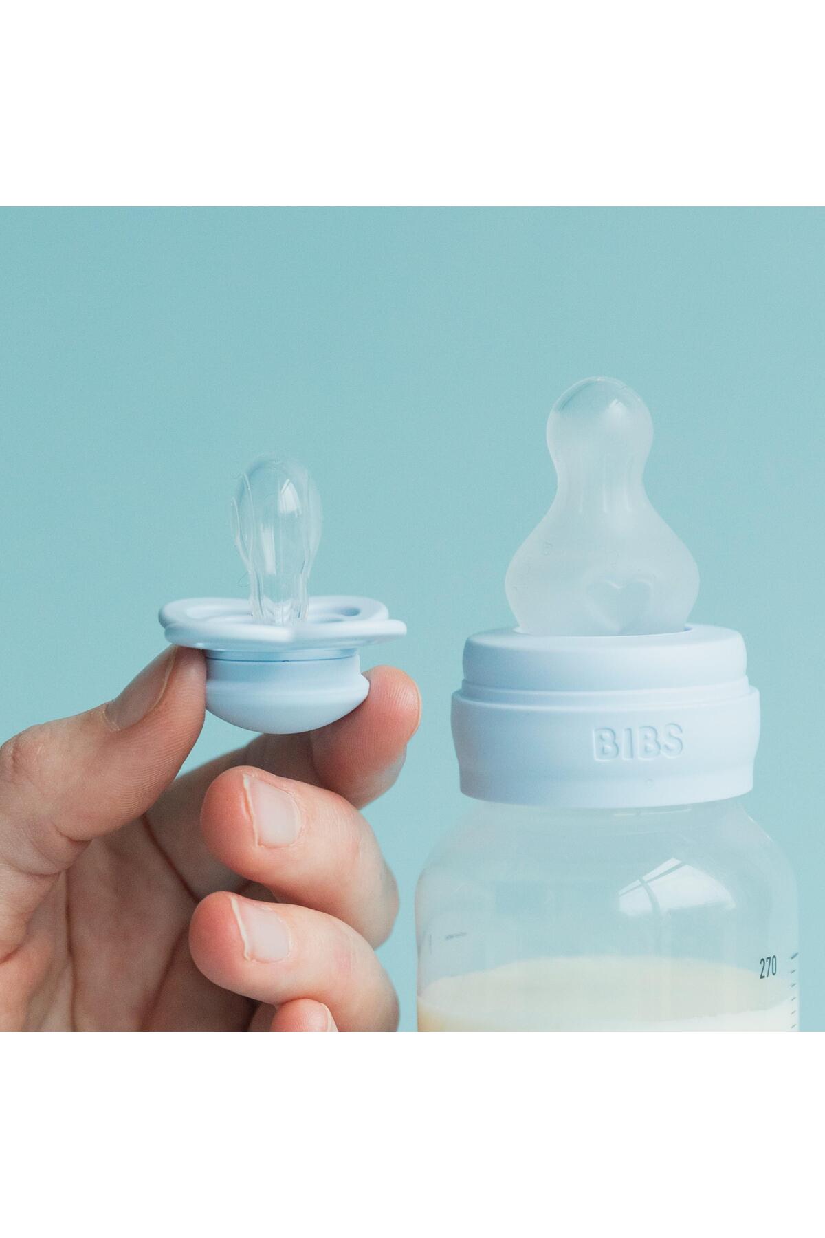 Bibs İkili Silikon Biberon Ucu Yavaş Akış fotoğrafı 3 (önizleme)