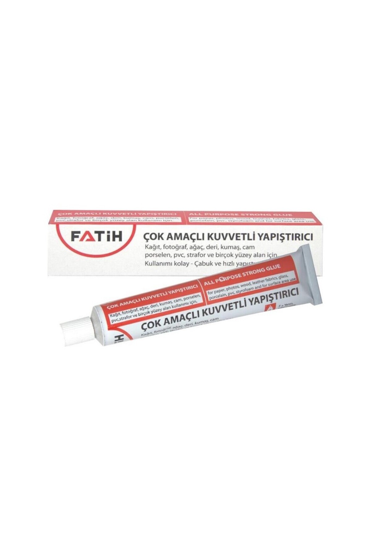 Fatih Sıvı Yapıştırıcı 90 gr Tüp Çok Amaçlı Kuvvetli Yapıştırıcı 1 Adet