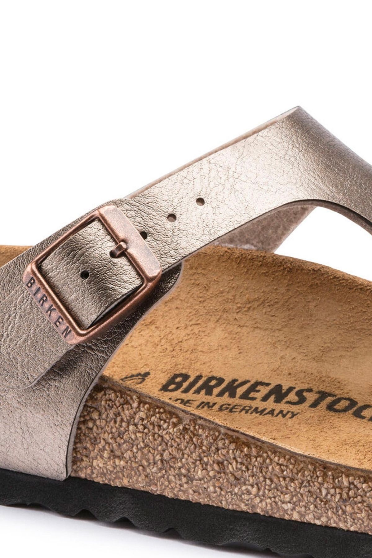 Birkenstock-Dámské kovové pantofle Gizeh Bf 6